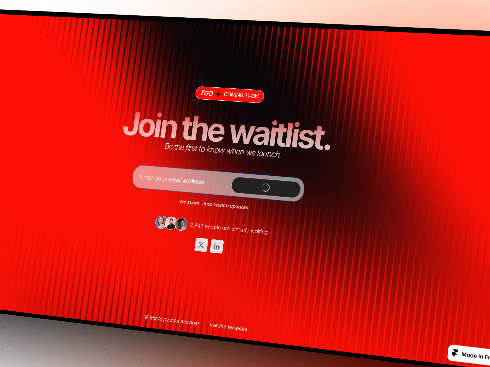 EGO — Waitlist