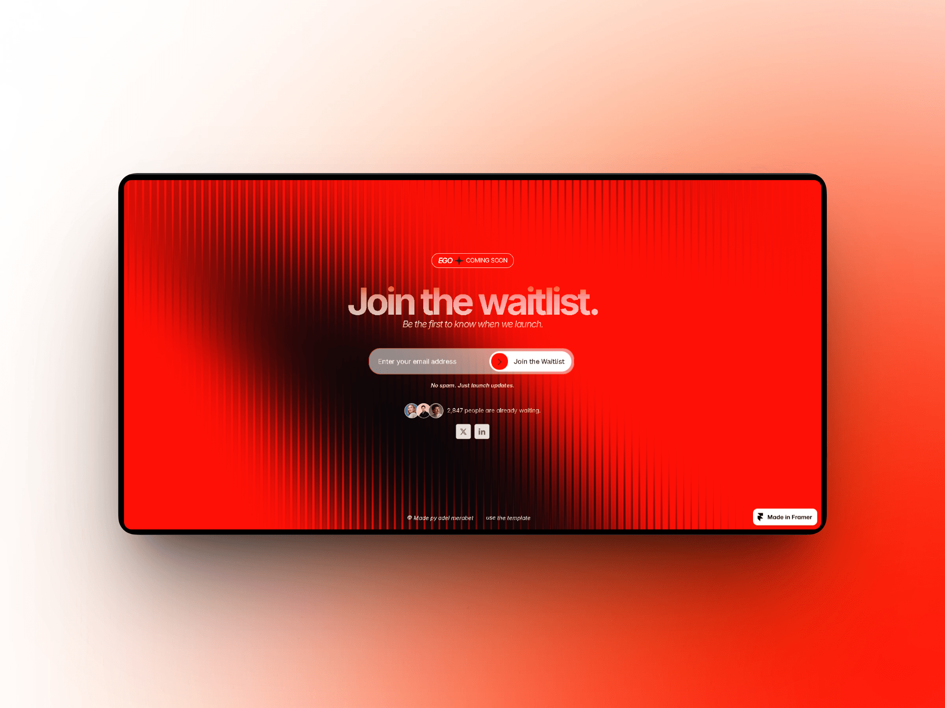 EGO — Waitlist