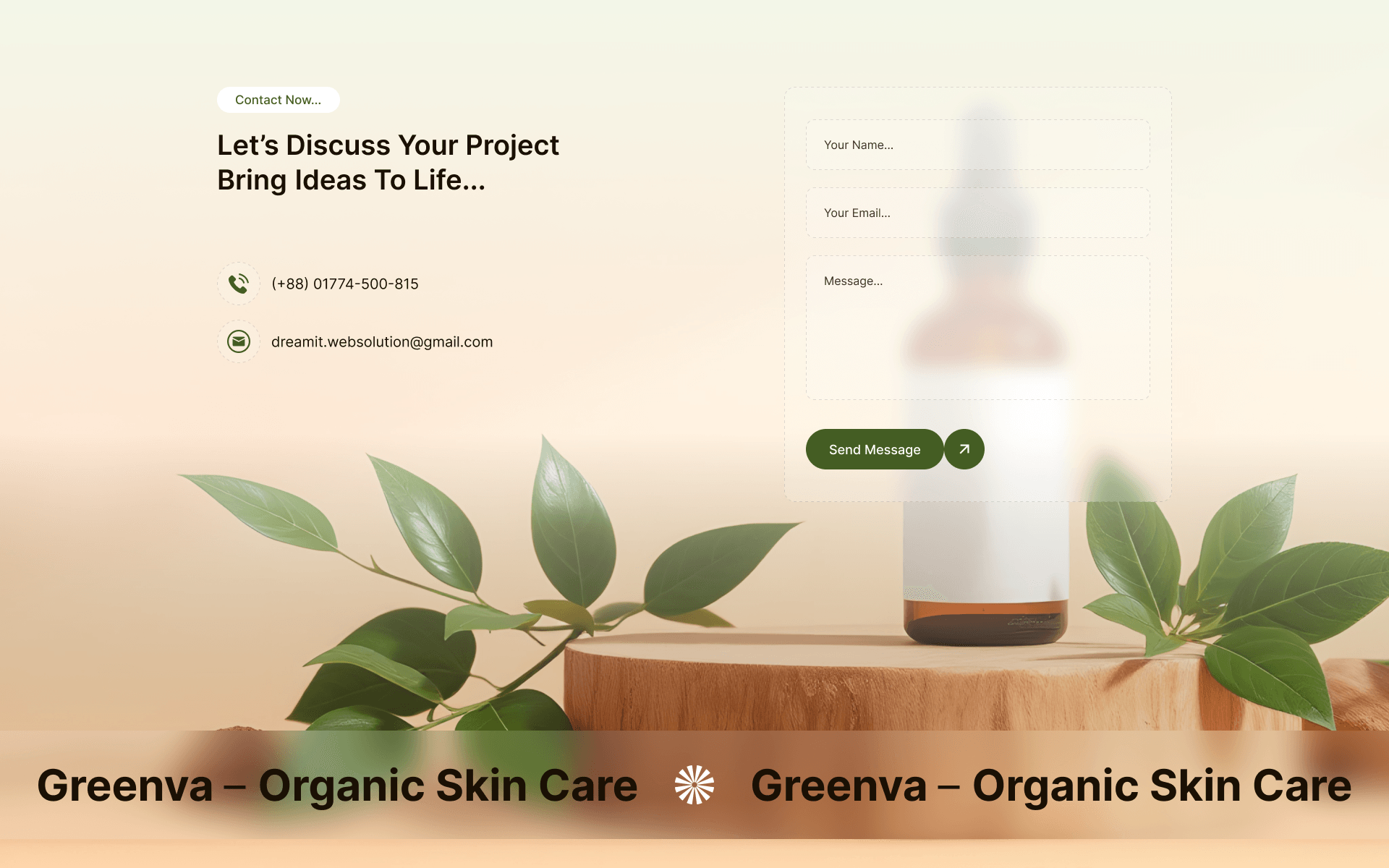 Designed for modern organic skincare brands, this clean and elegant Framer experience blends natural aesthetics, thoughtful layouts, and premium visuals to create a memorable digital presence that feels fresh, trustworthy, and beautifully refined.