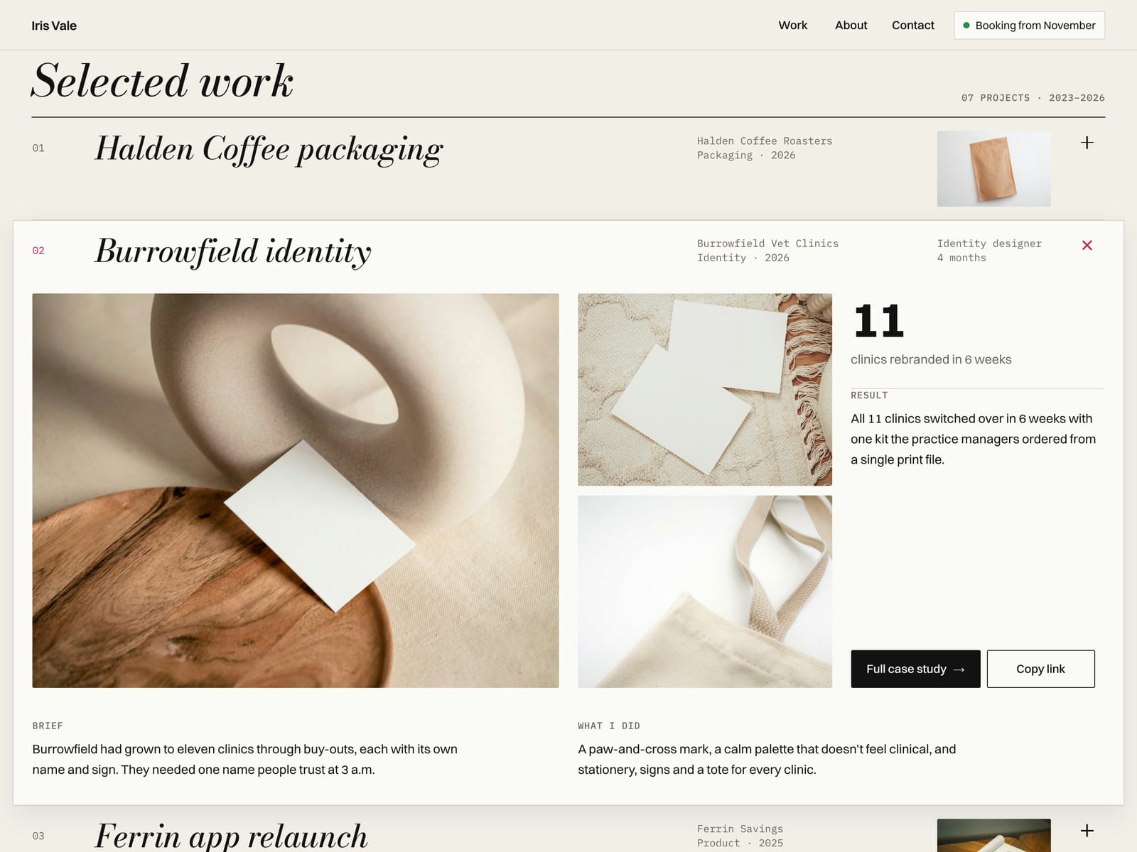 Tearsheet