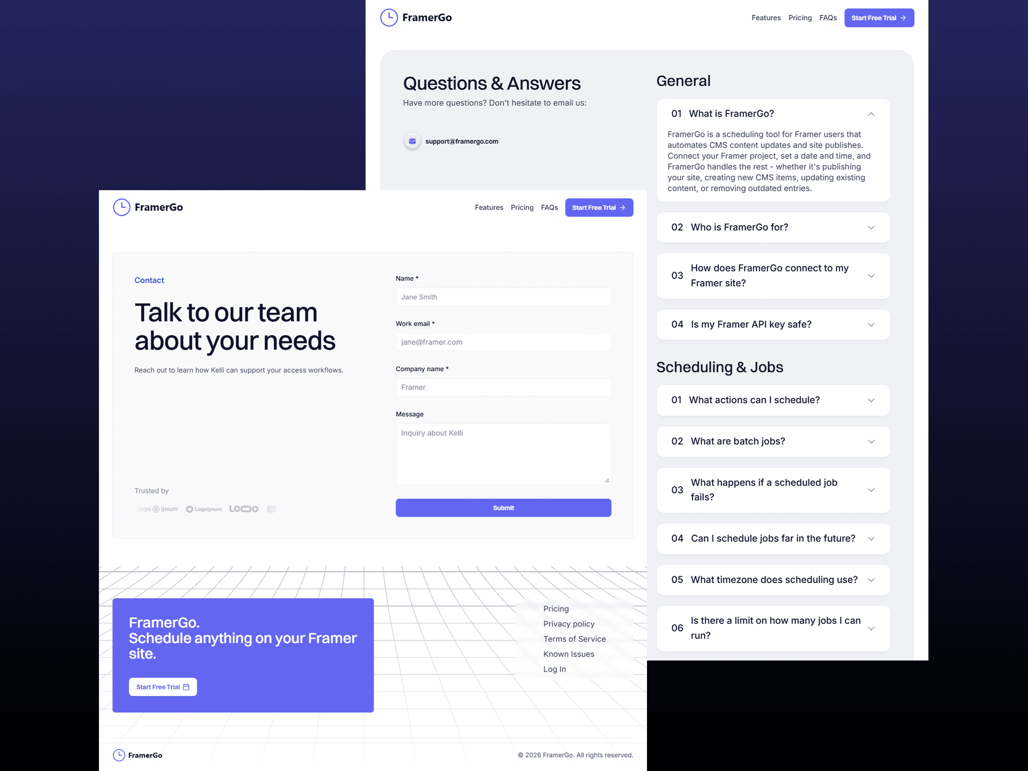 Saas Website