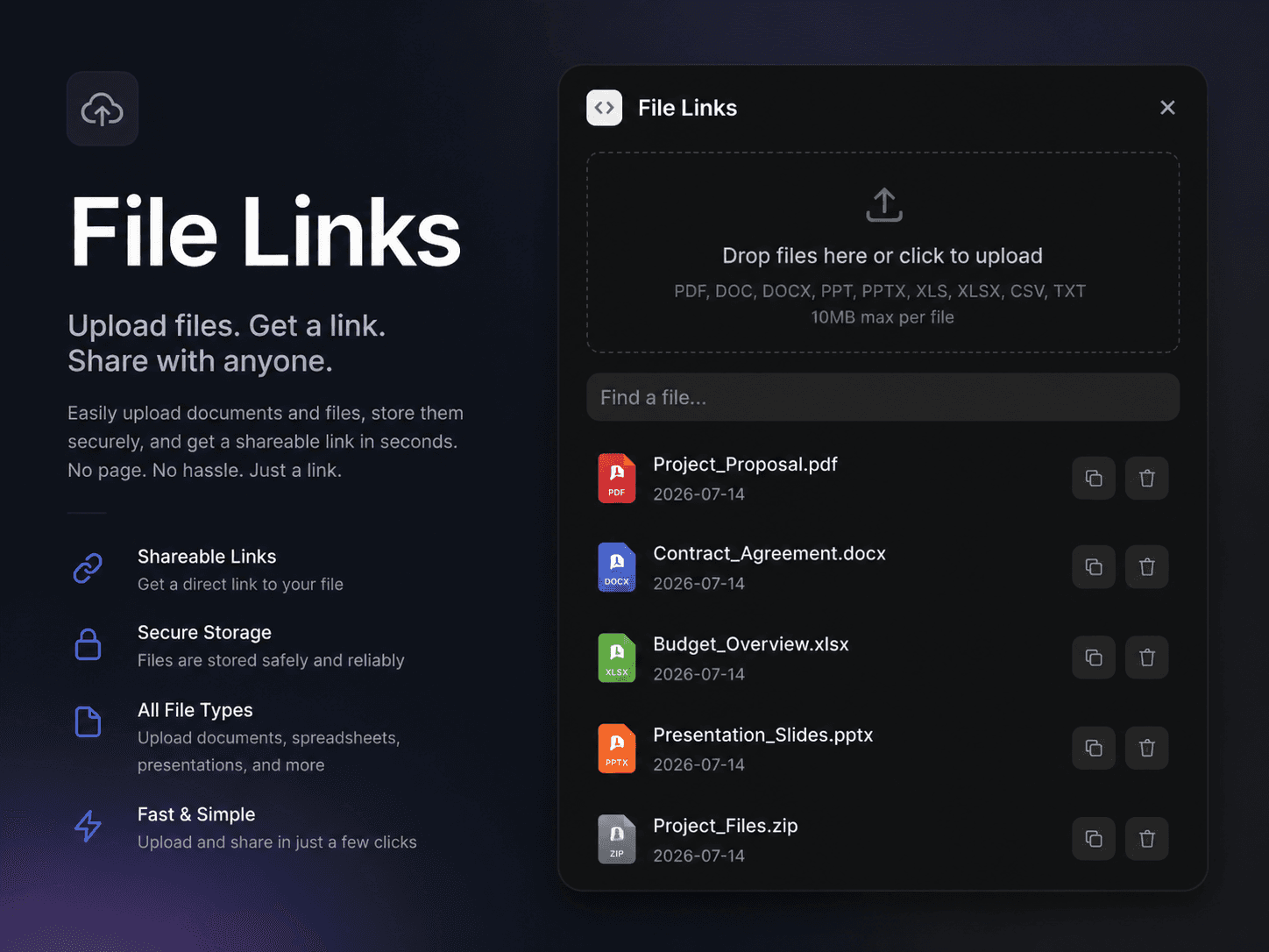 File Links