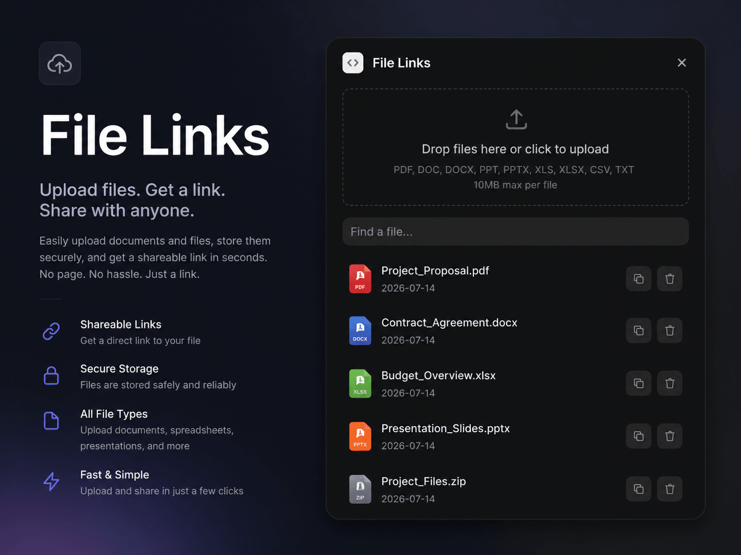 File Links