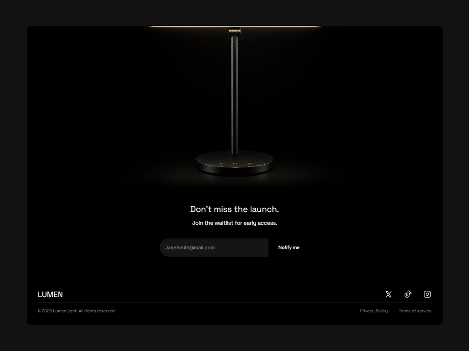Lumen Smart Lamp