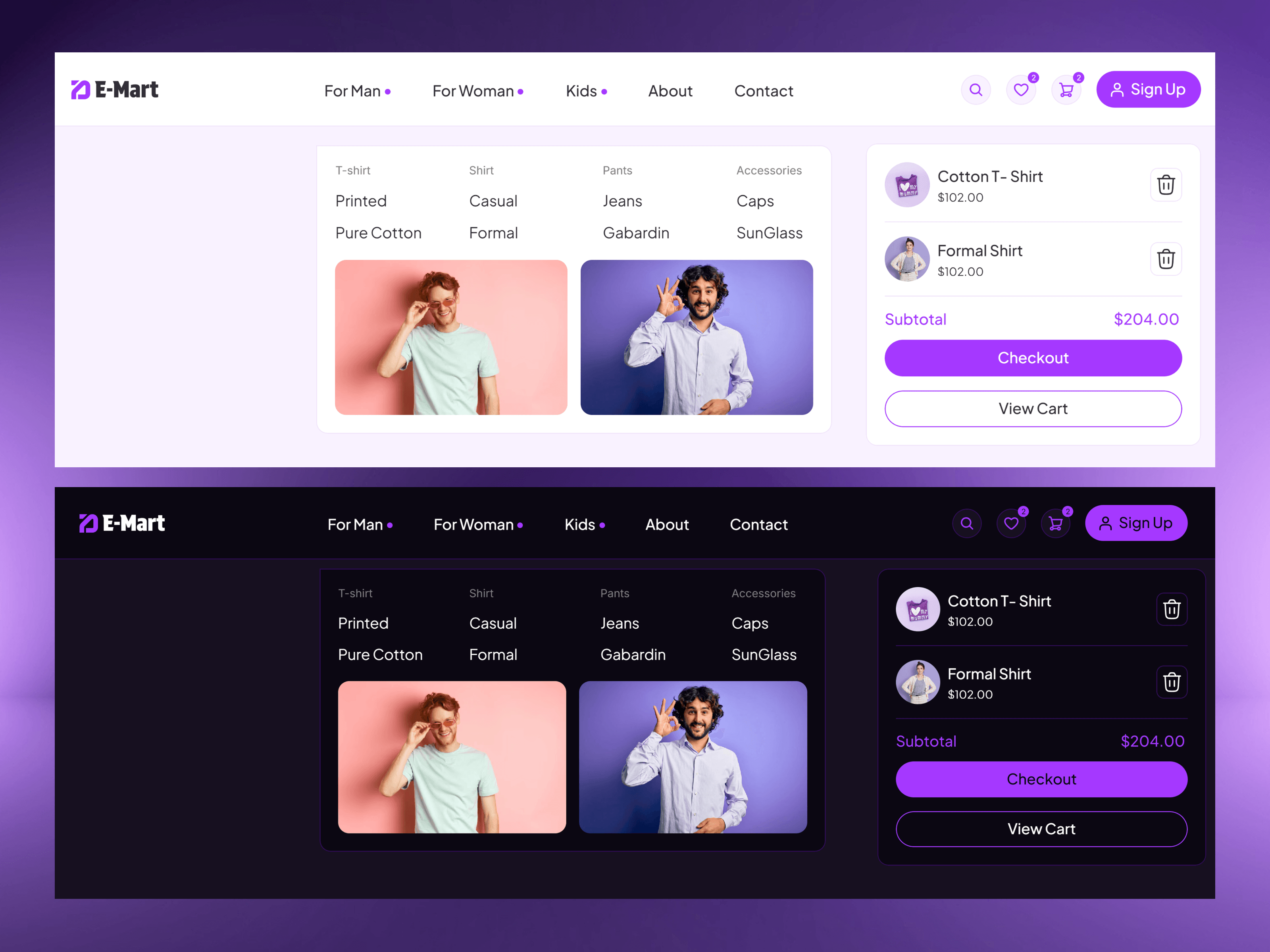 E-commerce Nav Pro