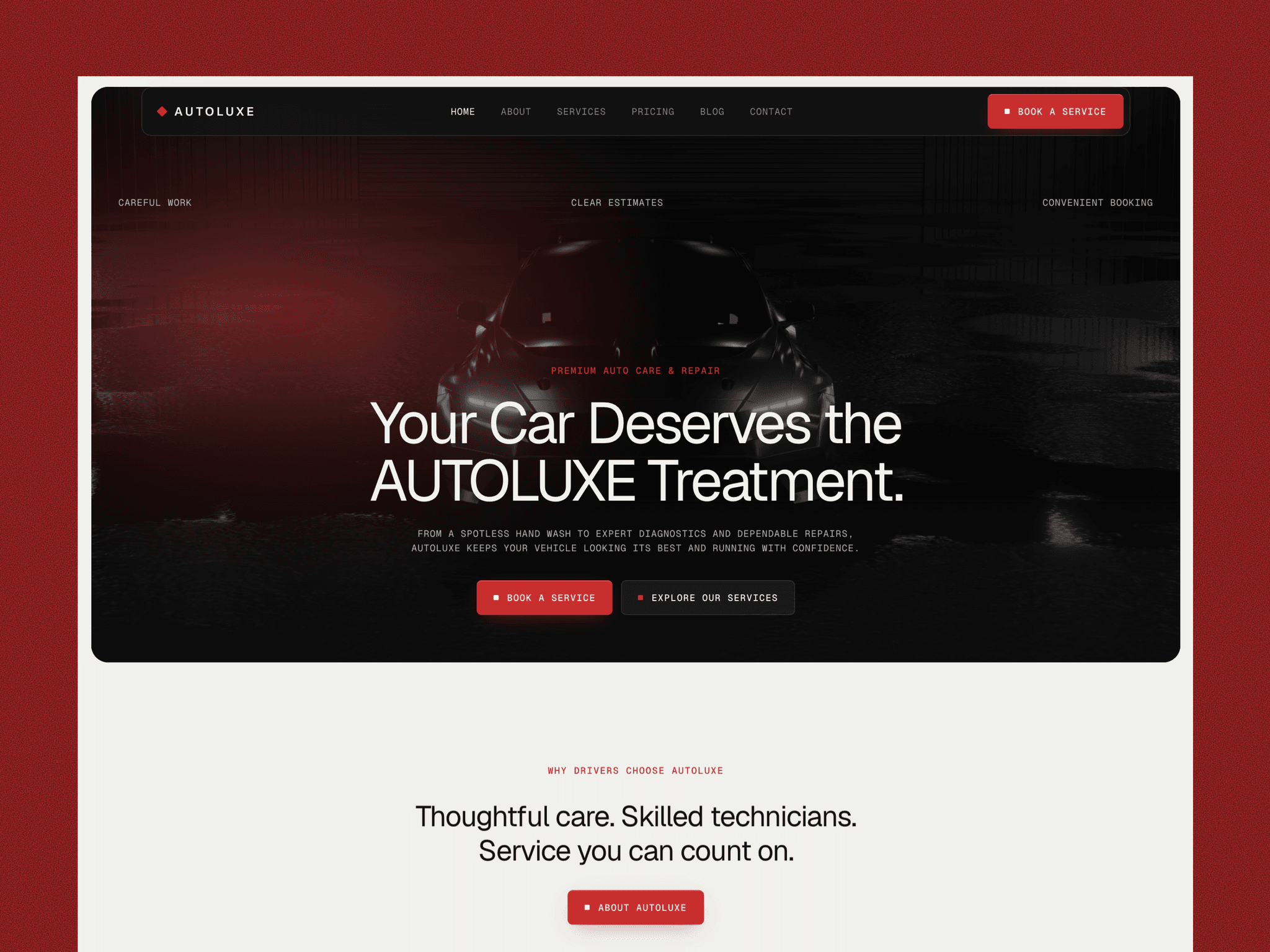 AUTOLUXE Wash