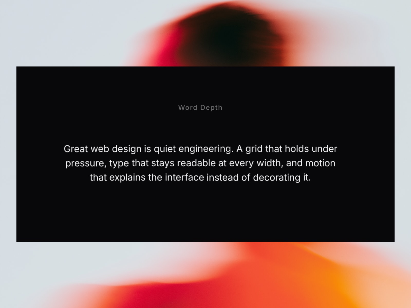 Word Depth