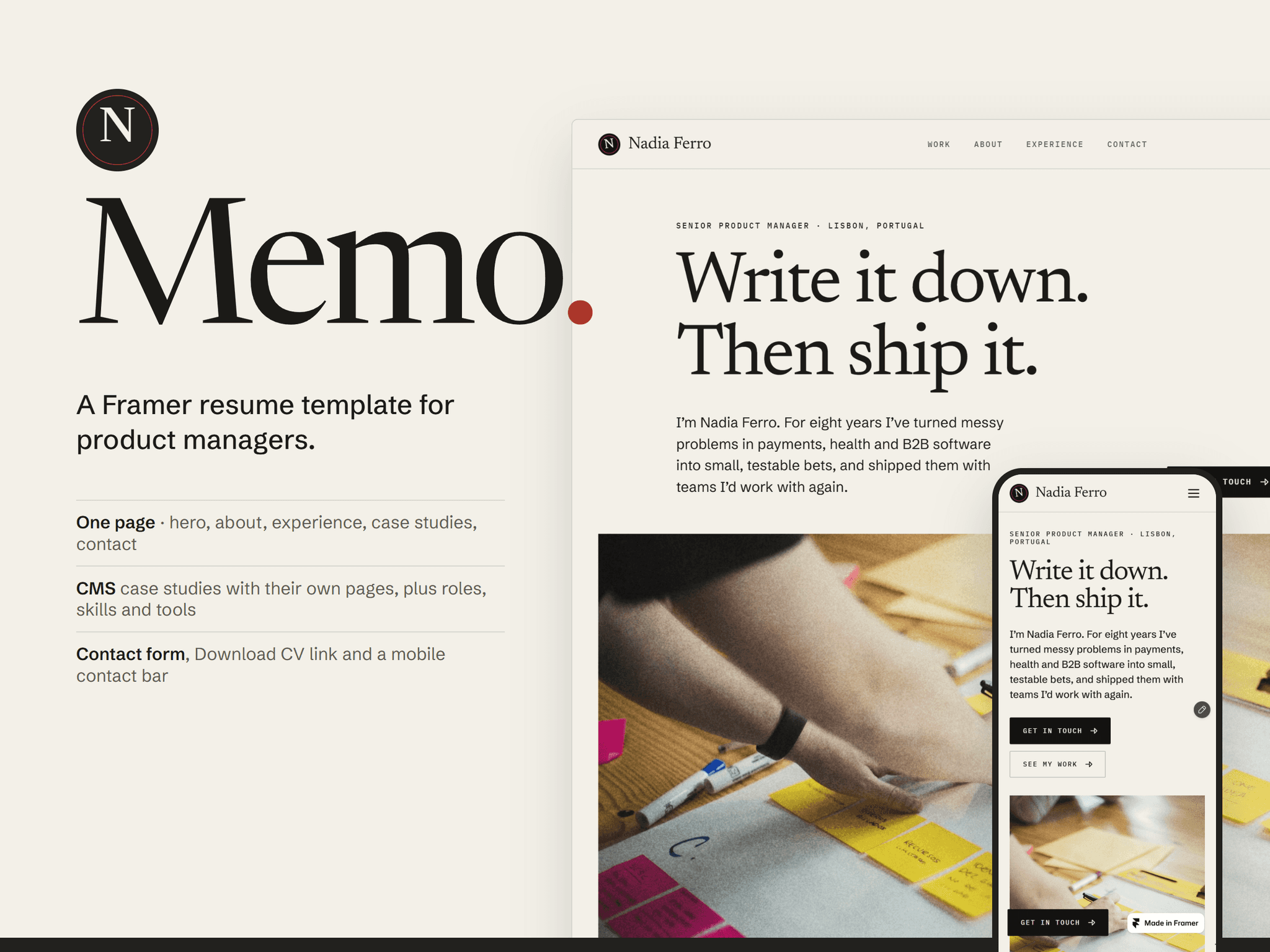 Memo CV