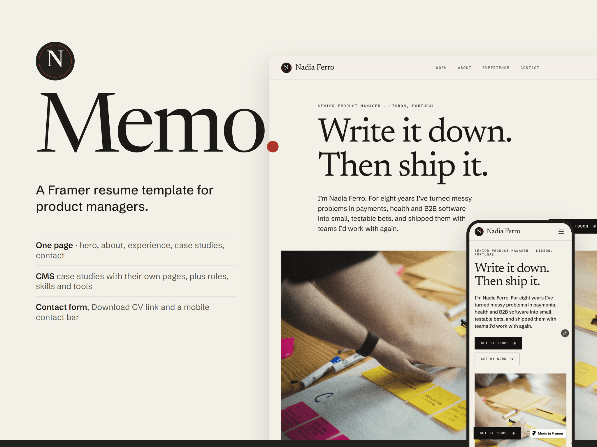 Memo CV