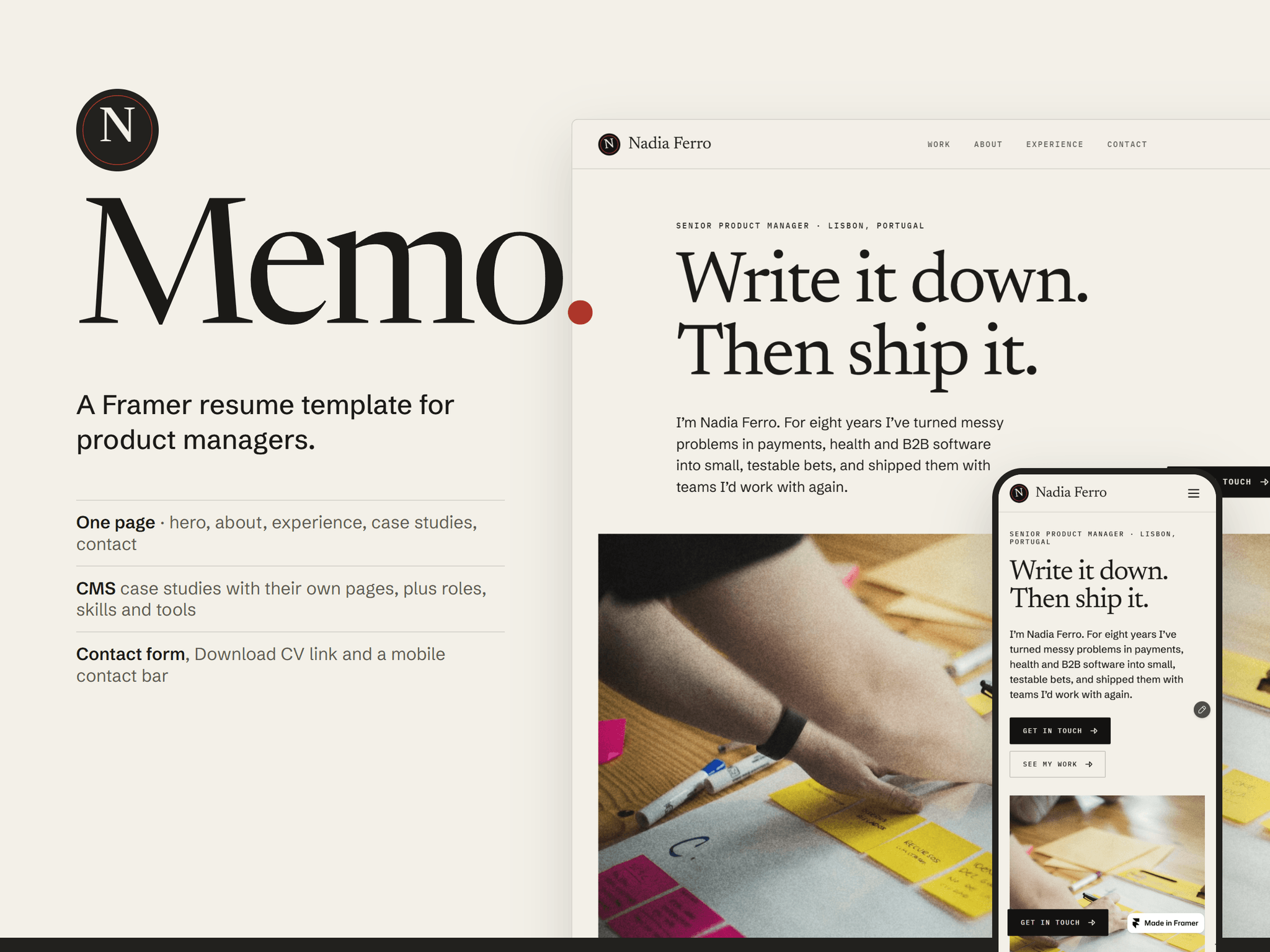 Memo CV