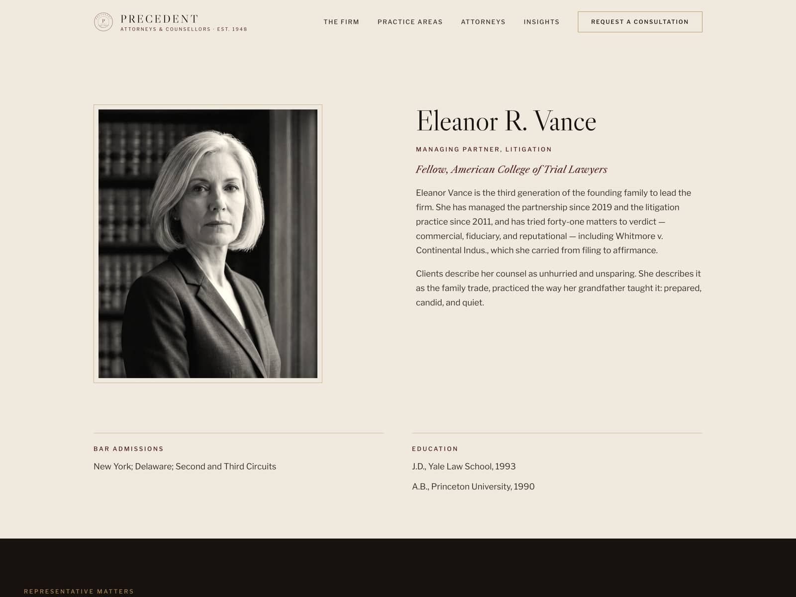 PRECEDENT Litigation