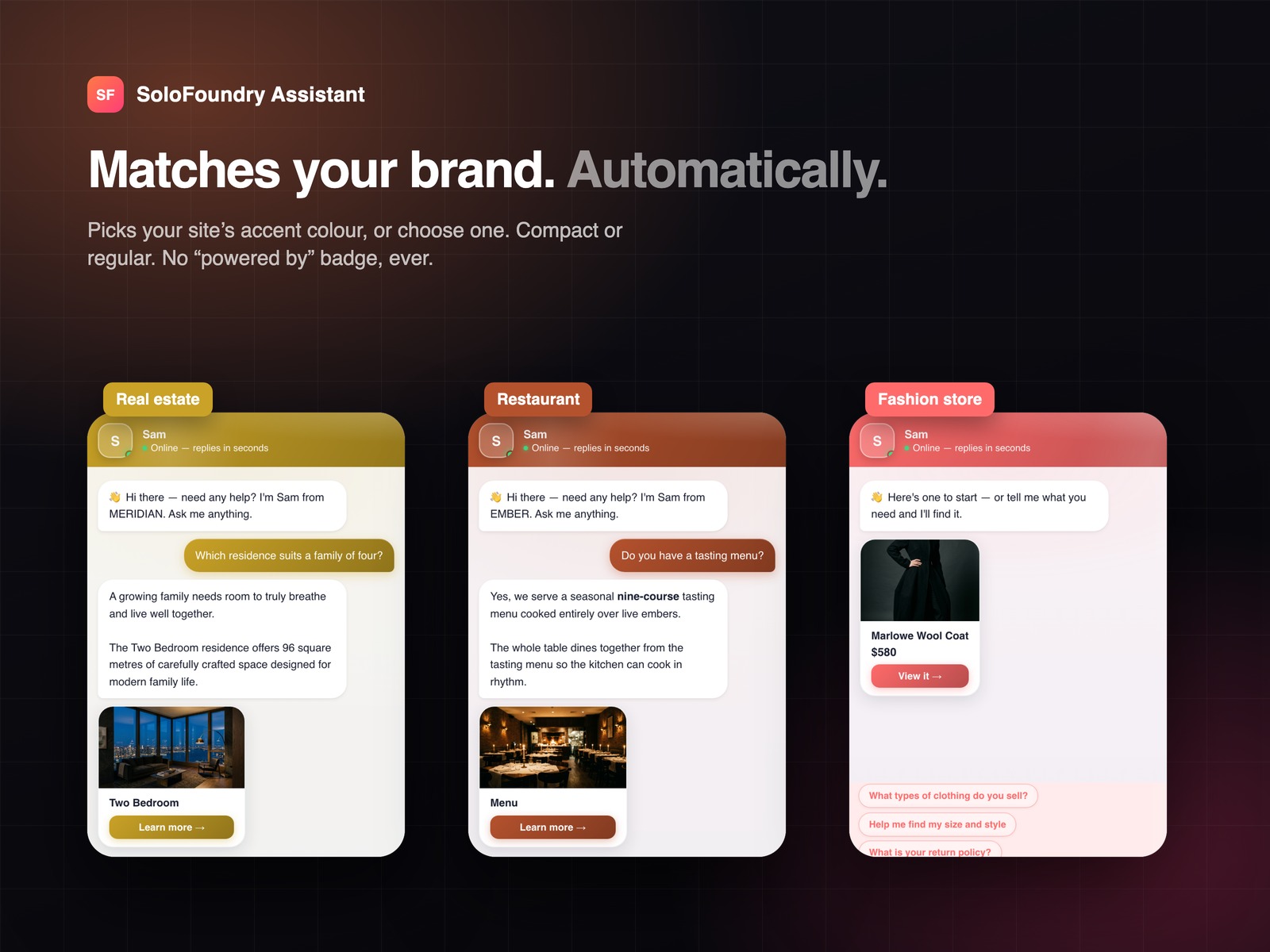 SoloFoundry Assistant