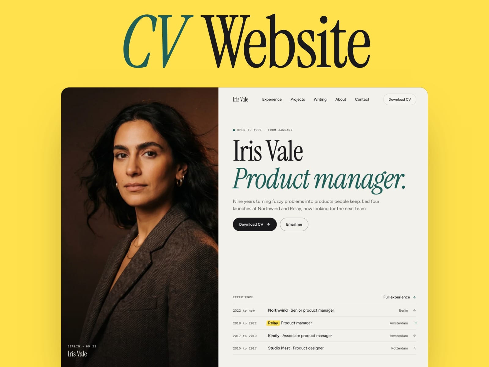 CV Website