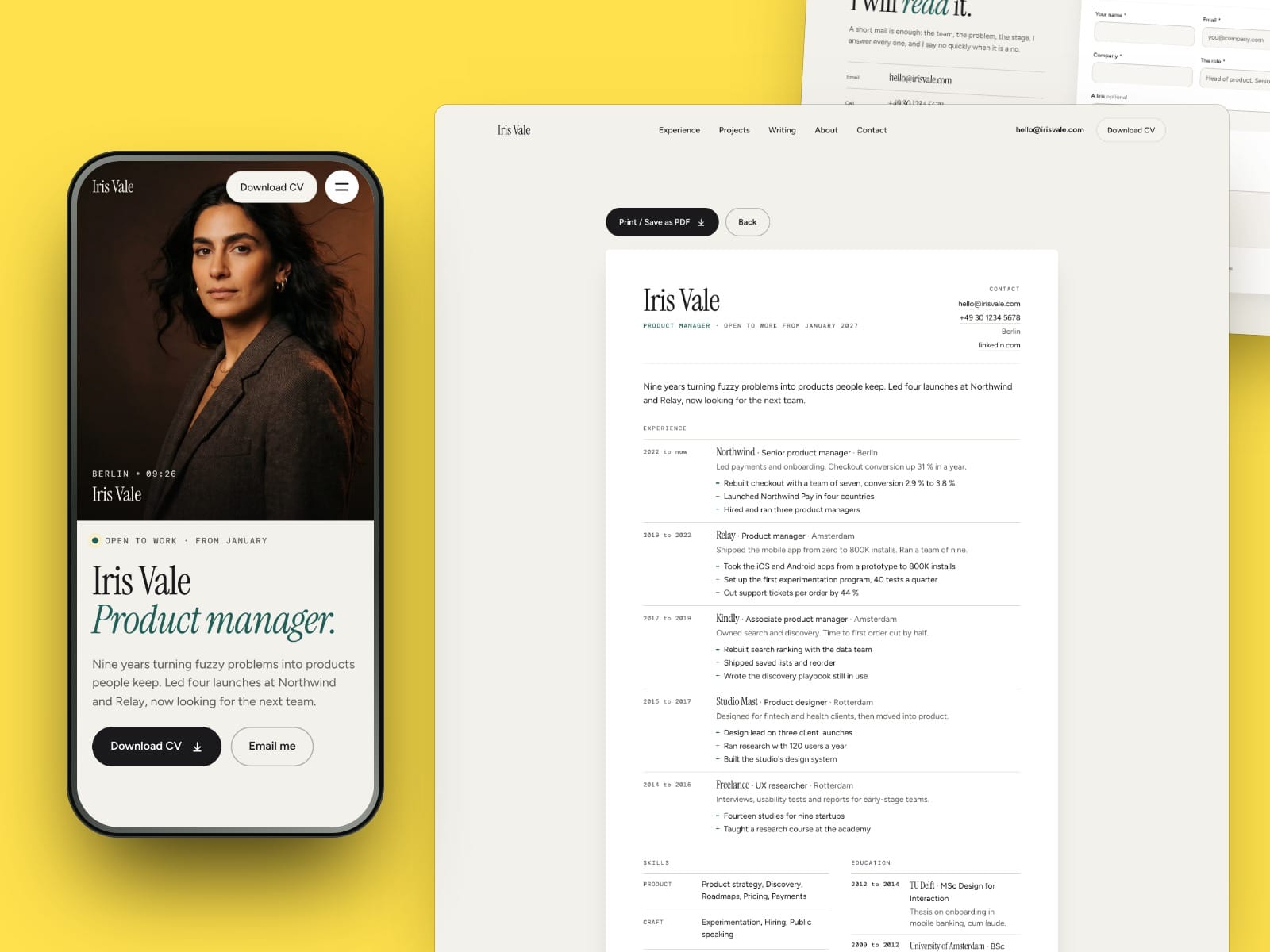 CV Website