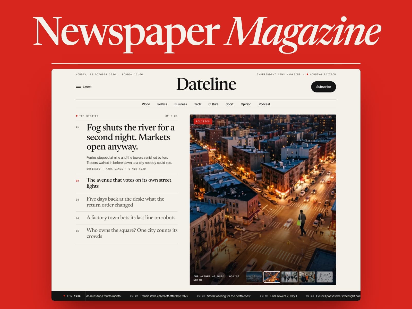 Newspaper Magazine