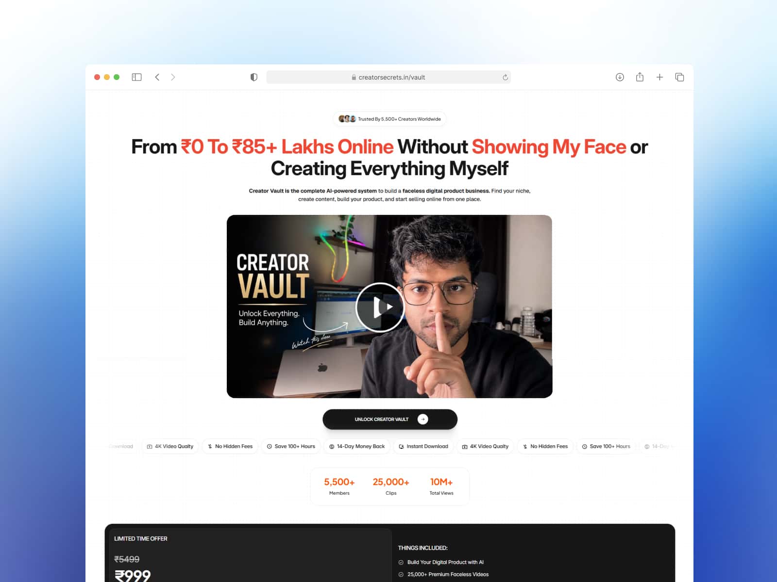 Creator Vault