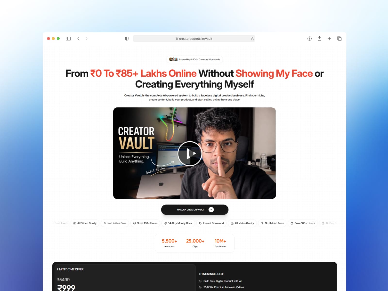 Creator Vault