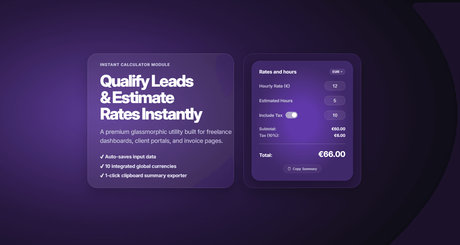 Rate Calculator