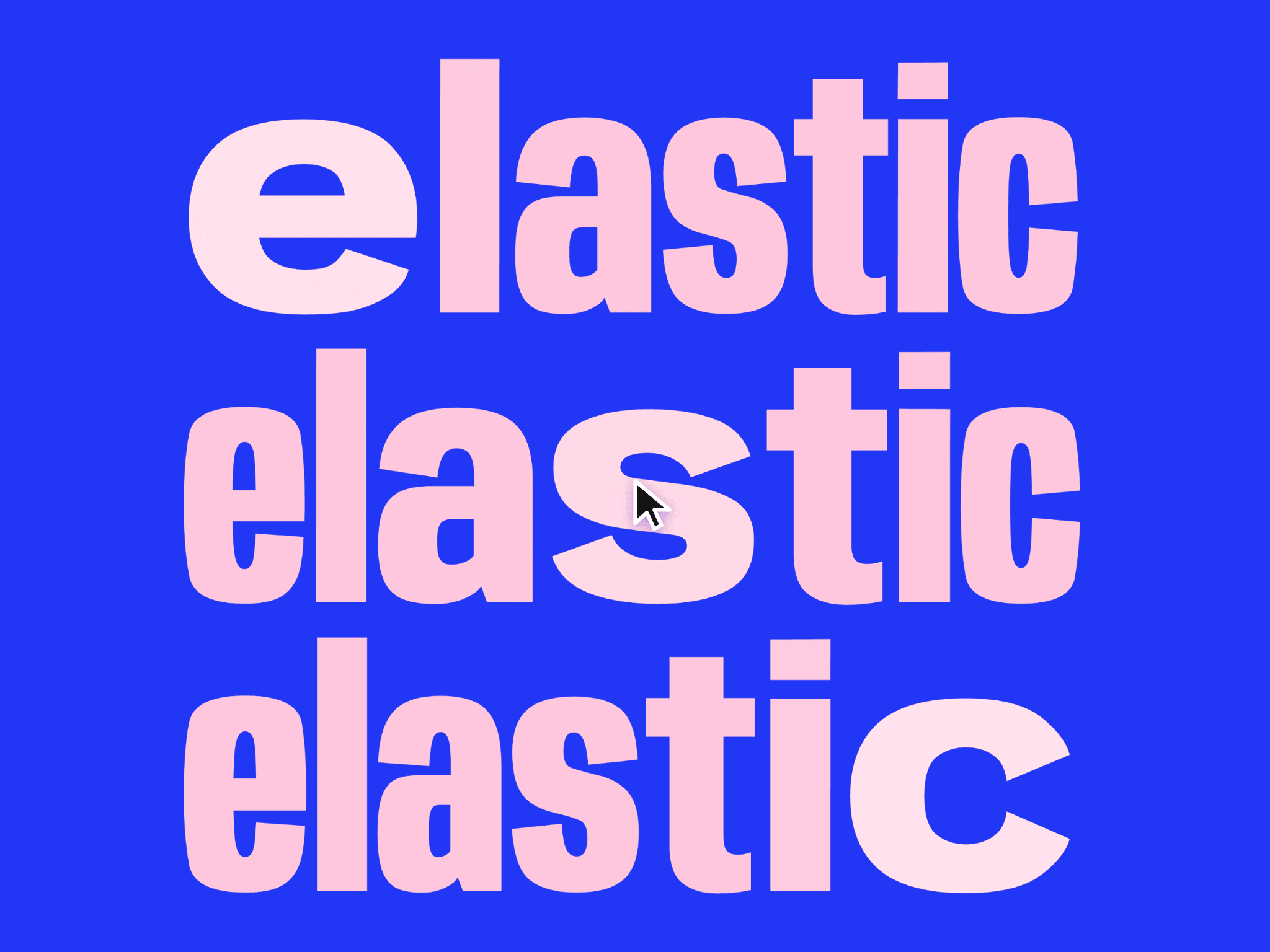 Elastic Text