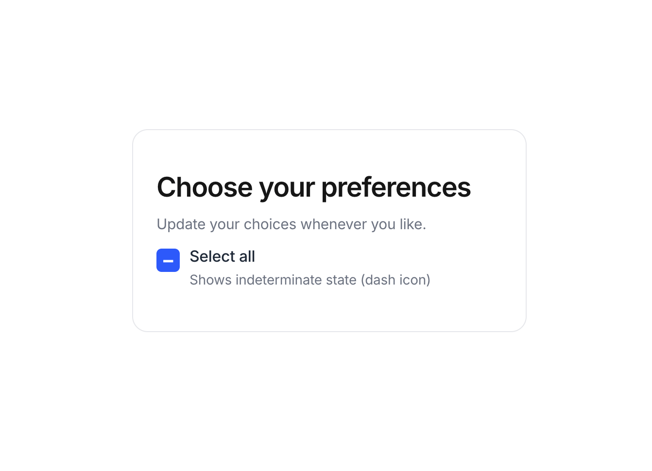 Custom Checkbox