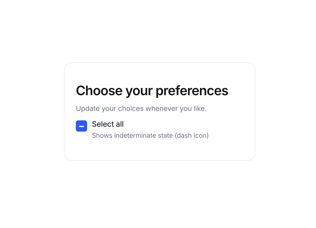 Custom Checkbox