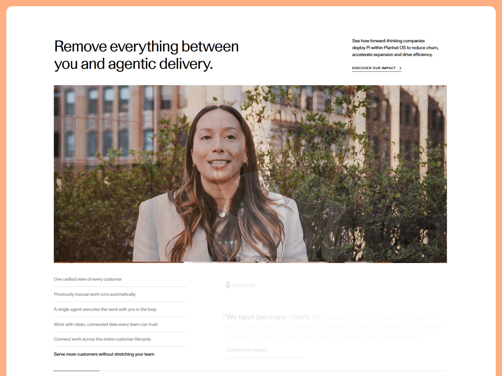 Planhat SaaS Website