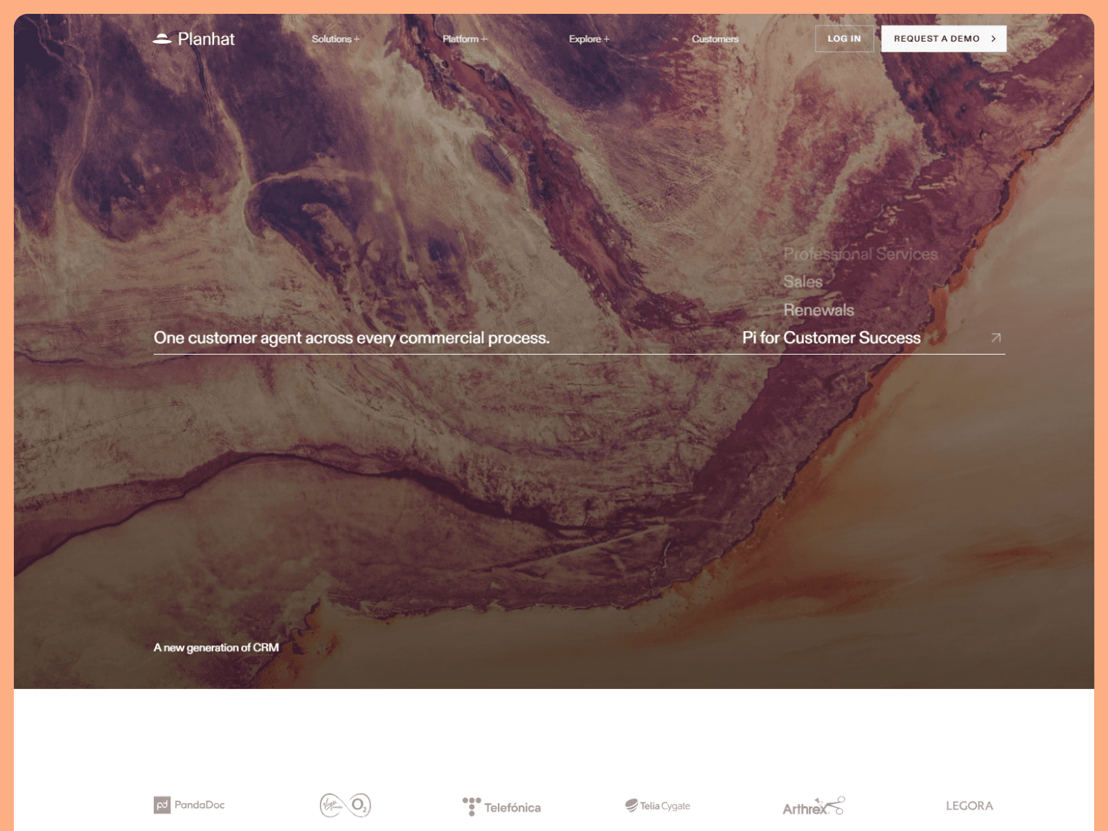 Planhat SaaS Website