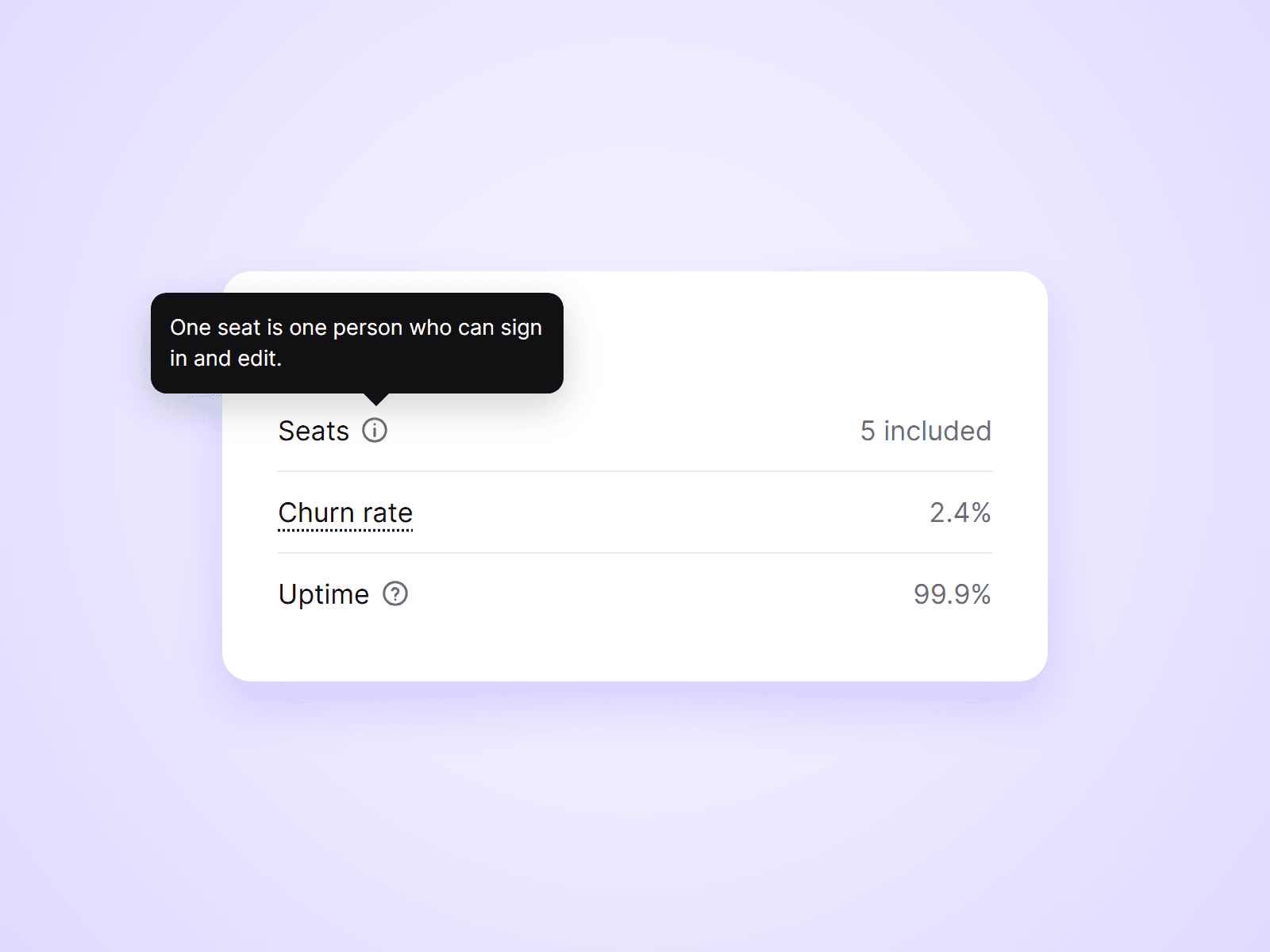 Info Tooltip