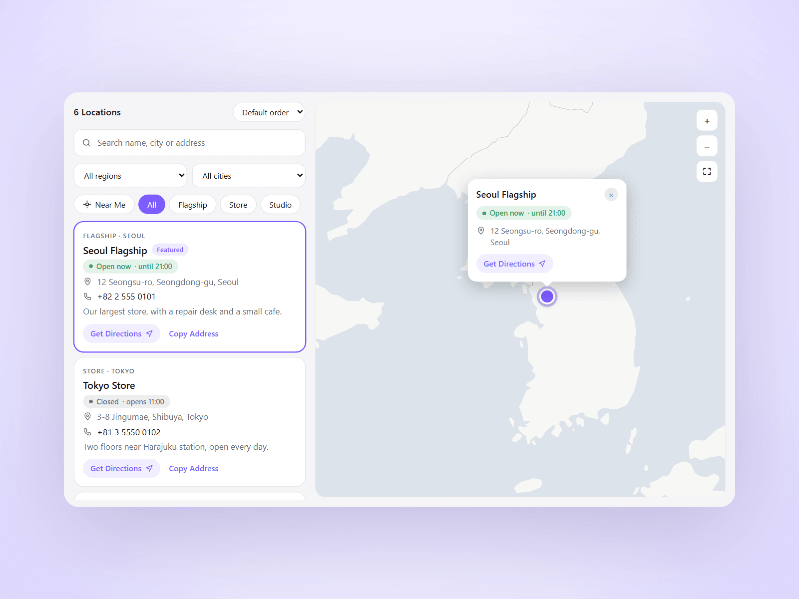Store Finder Map
