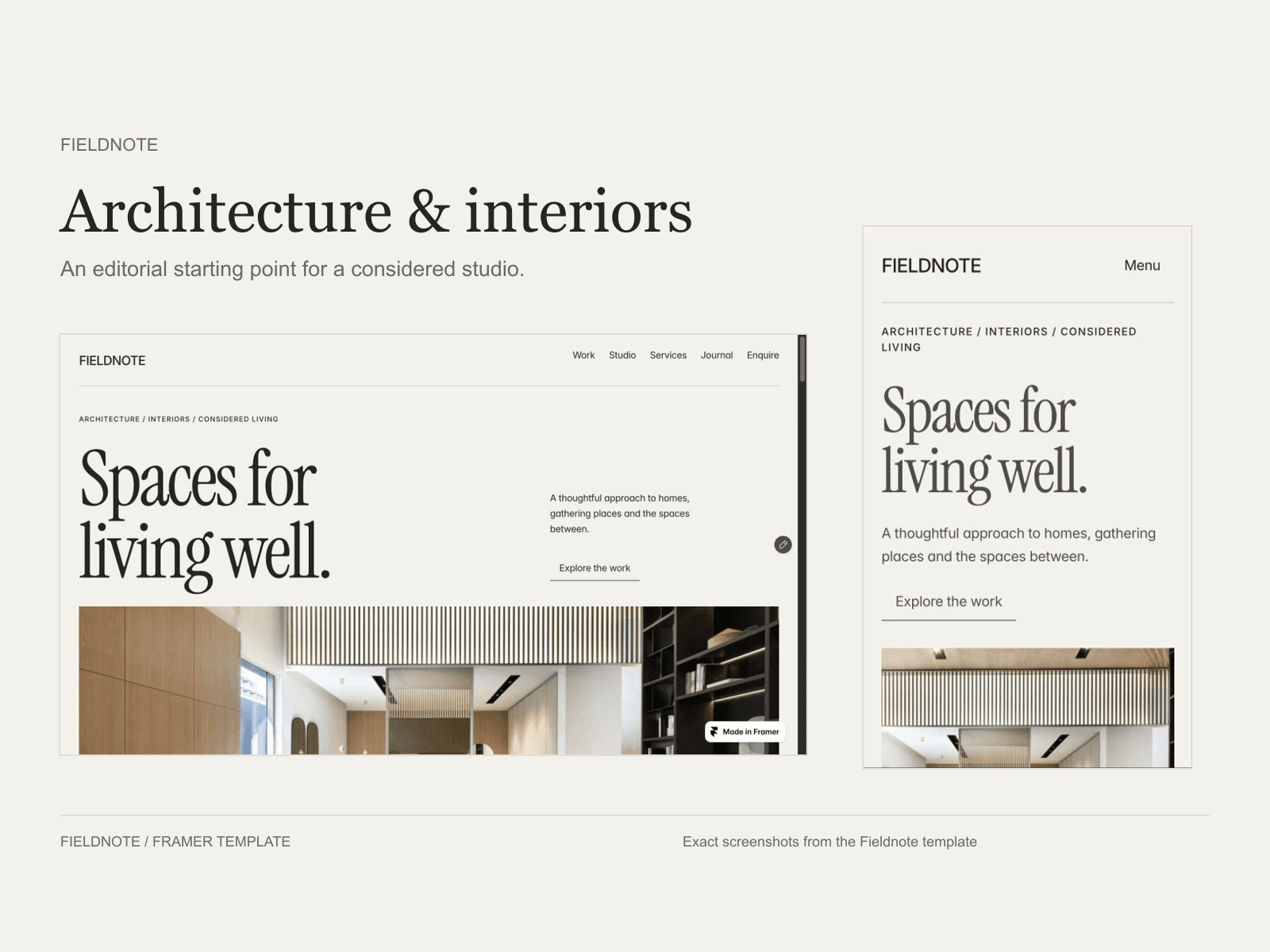 Fieldnote Studio