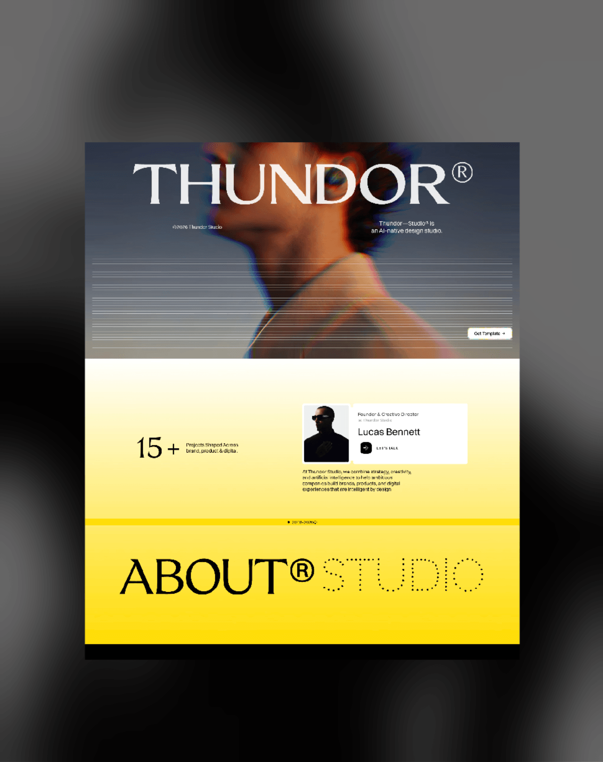 Thundor® isn’t just another agency @framer template.→ Interactive music player | Editorial-inspired layouts | Custom micro-interactions | Bold typography & visualsMade for creative studios that want to look anything but ordinary. Get Thundor® → https://thundor.framer.ai