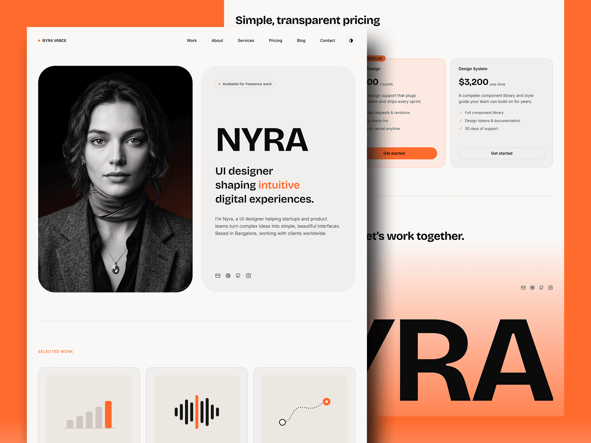 Nyra UI designer