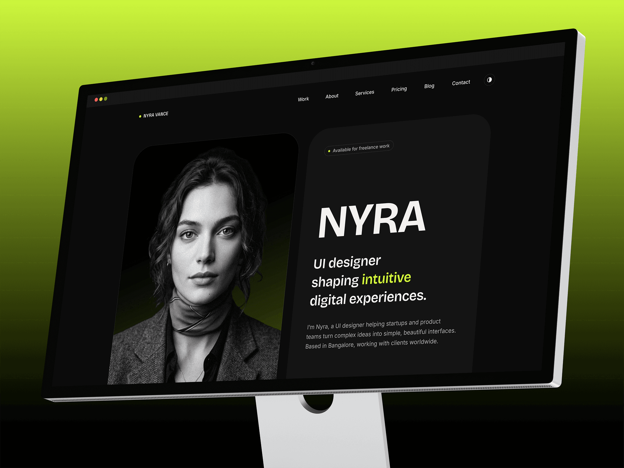 Nyra UI designer