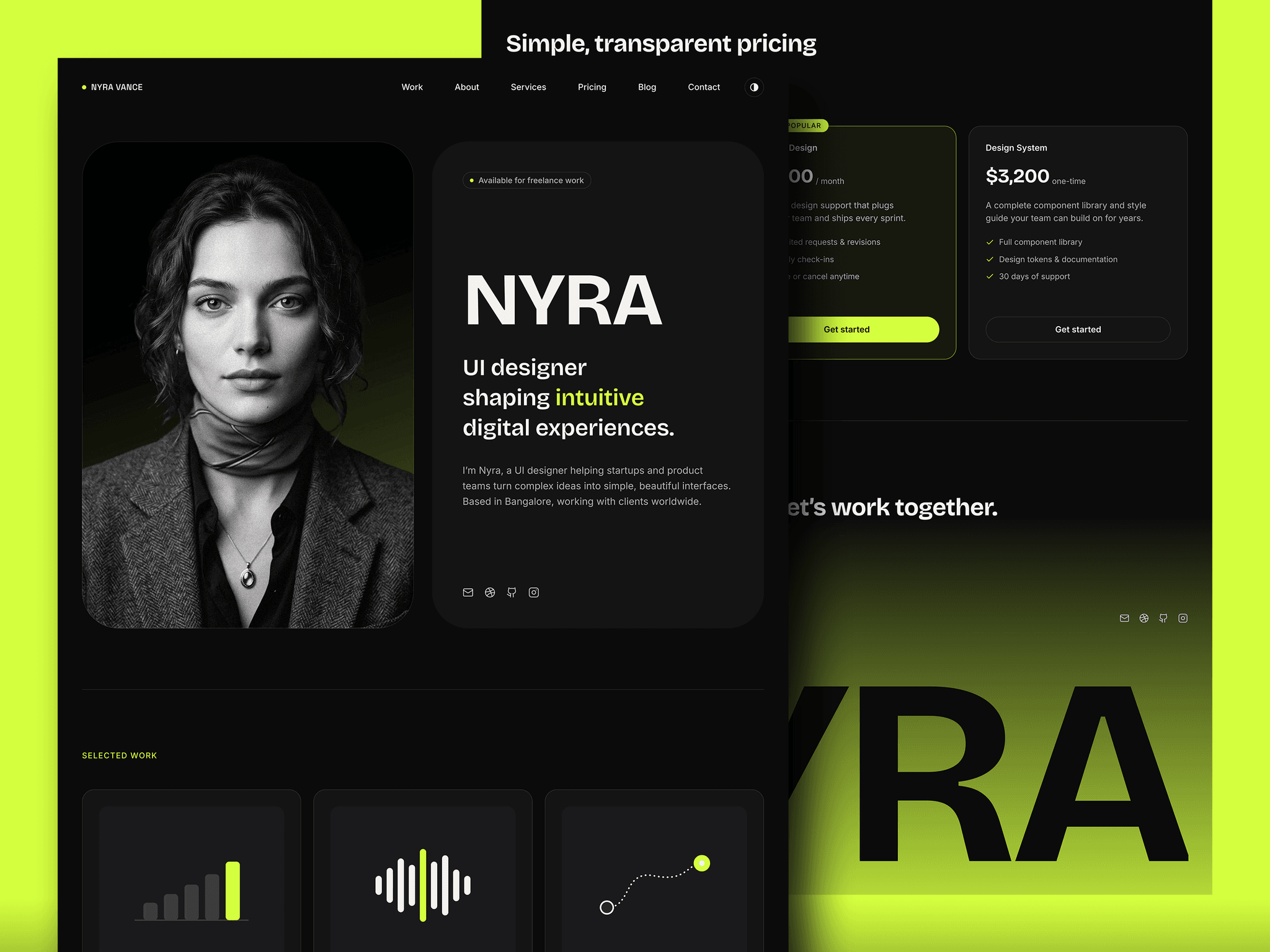 Nyra UI designer