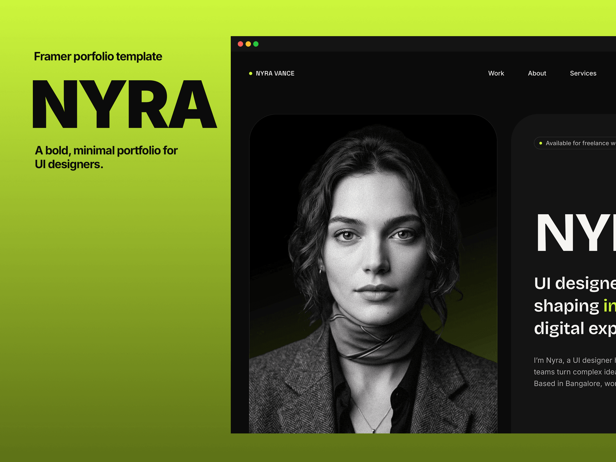 Nyra UI designer