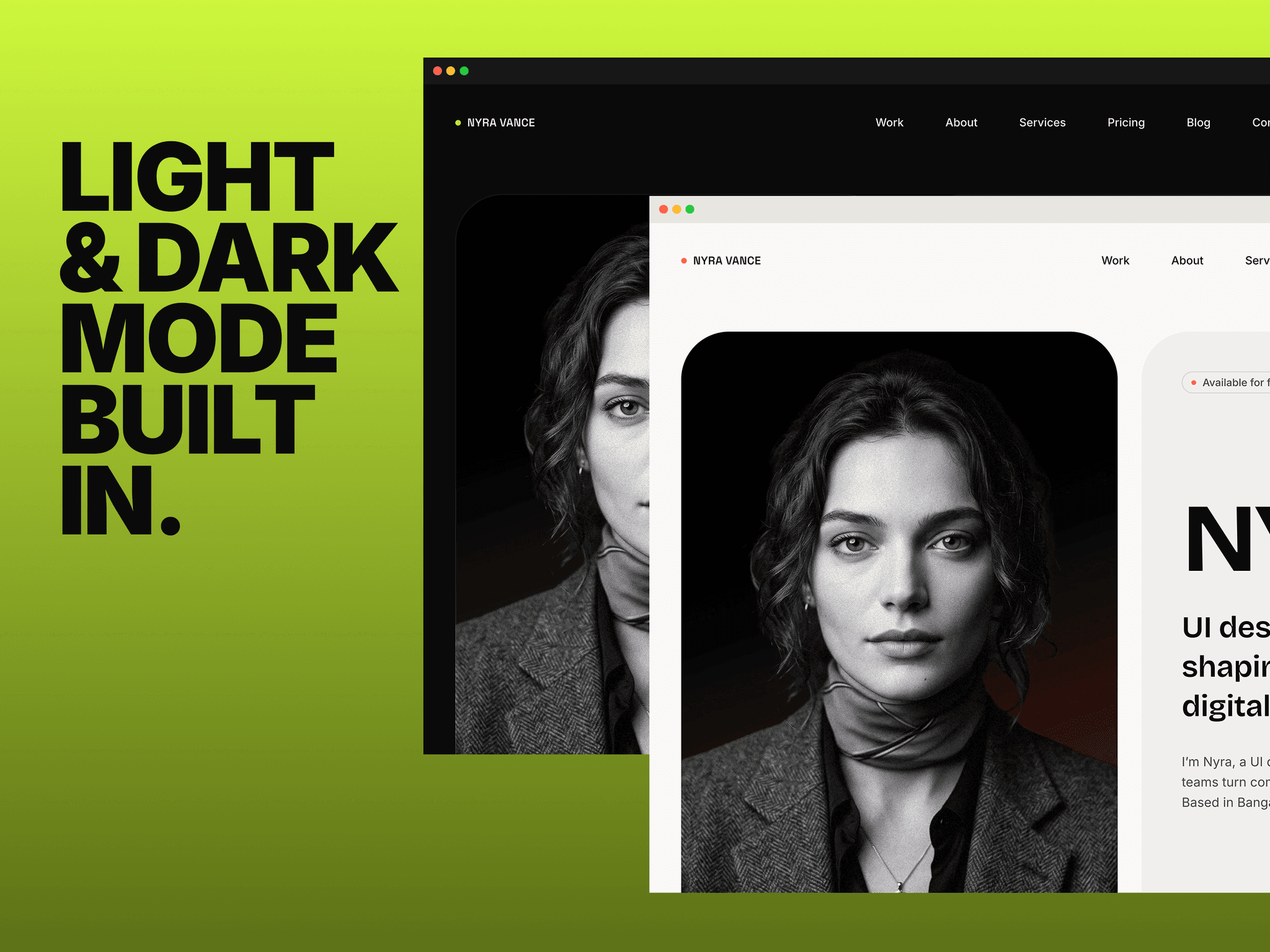 Nyra UI designer