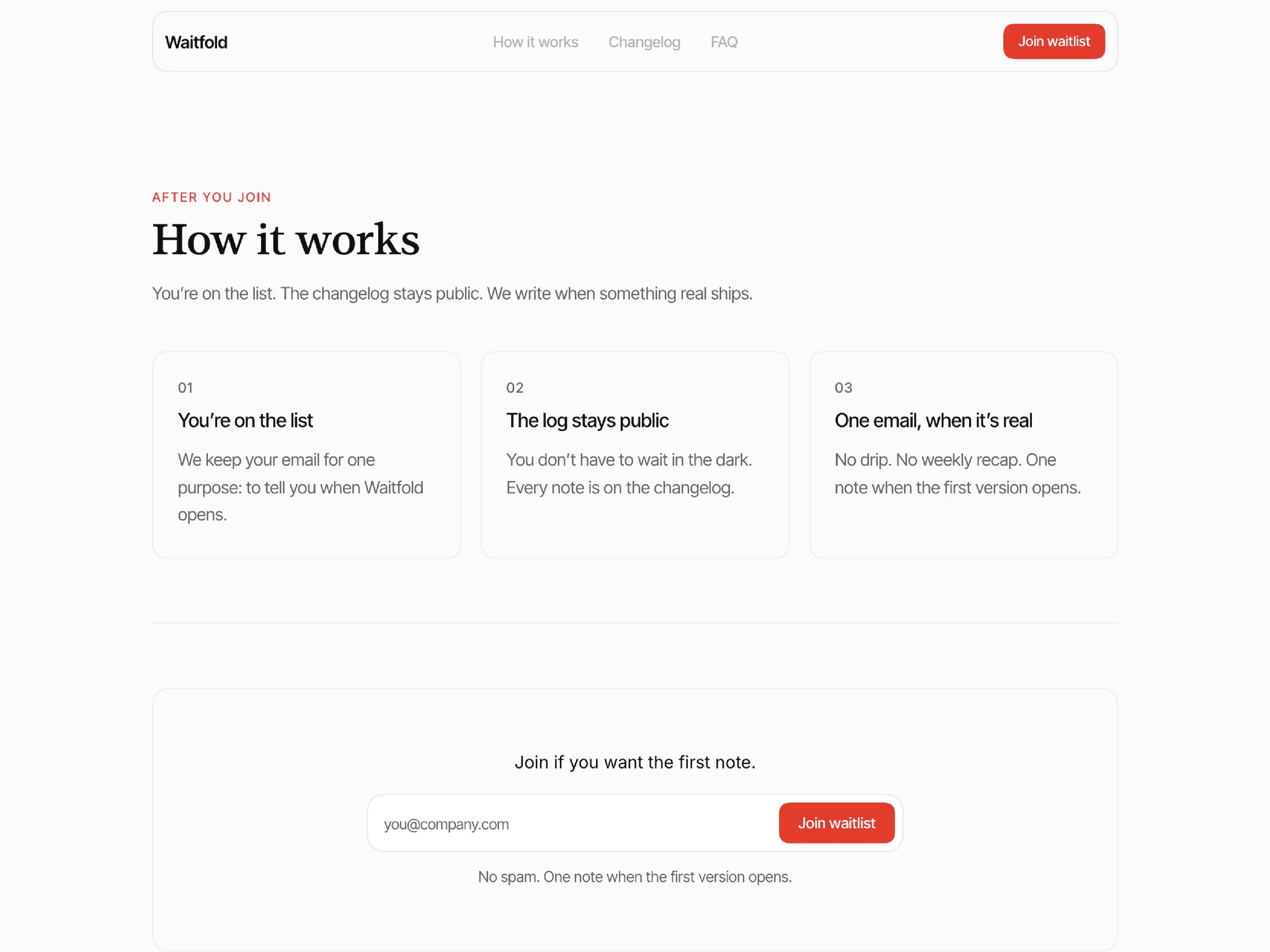 Waitfold