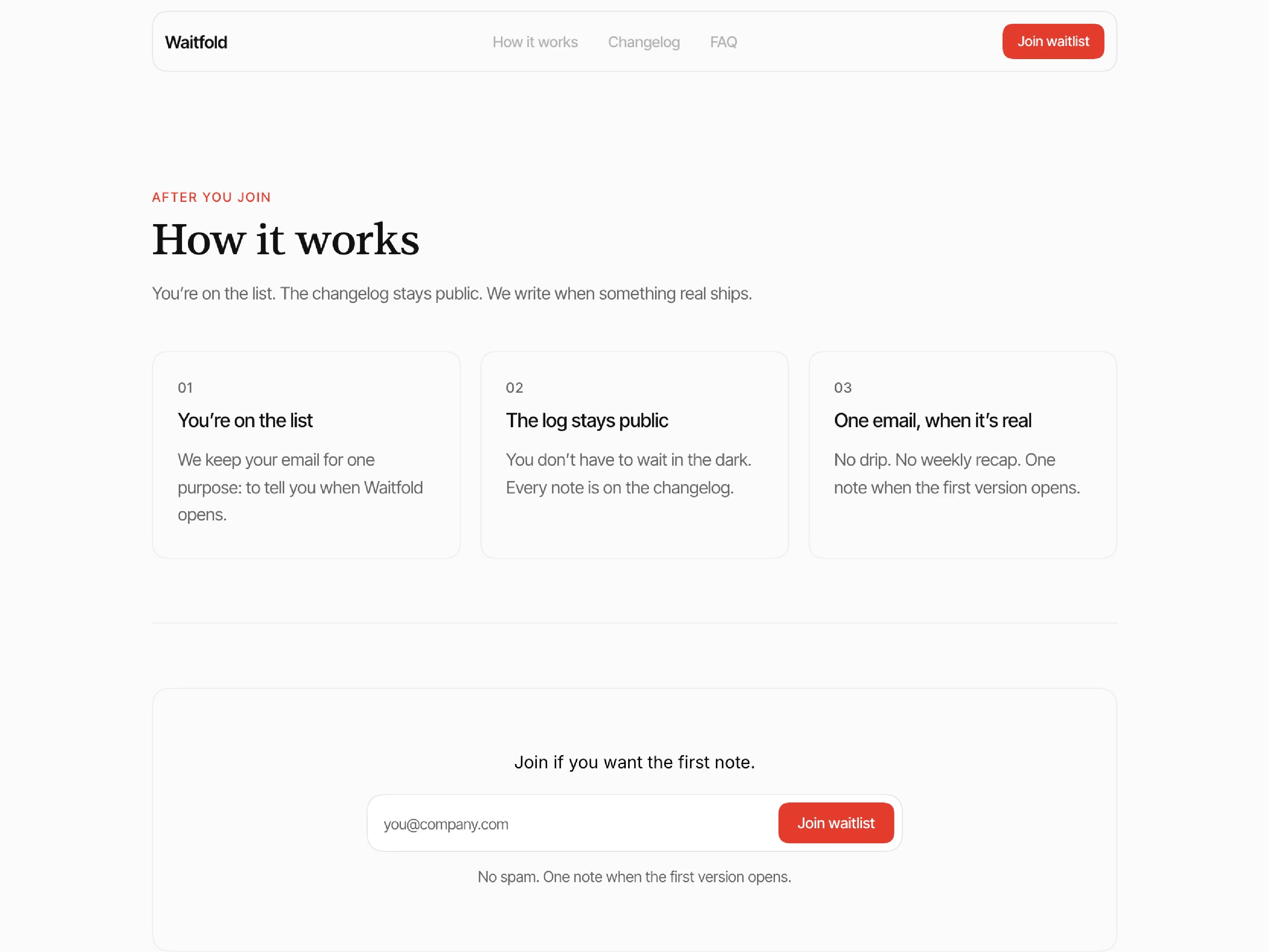 Waitfold