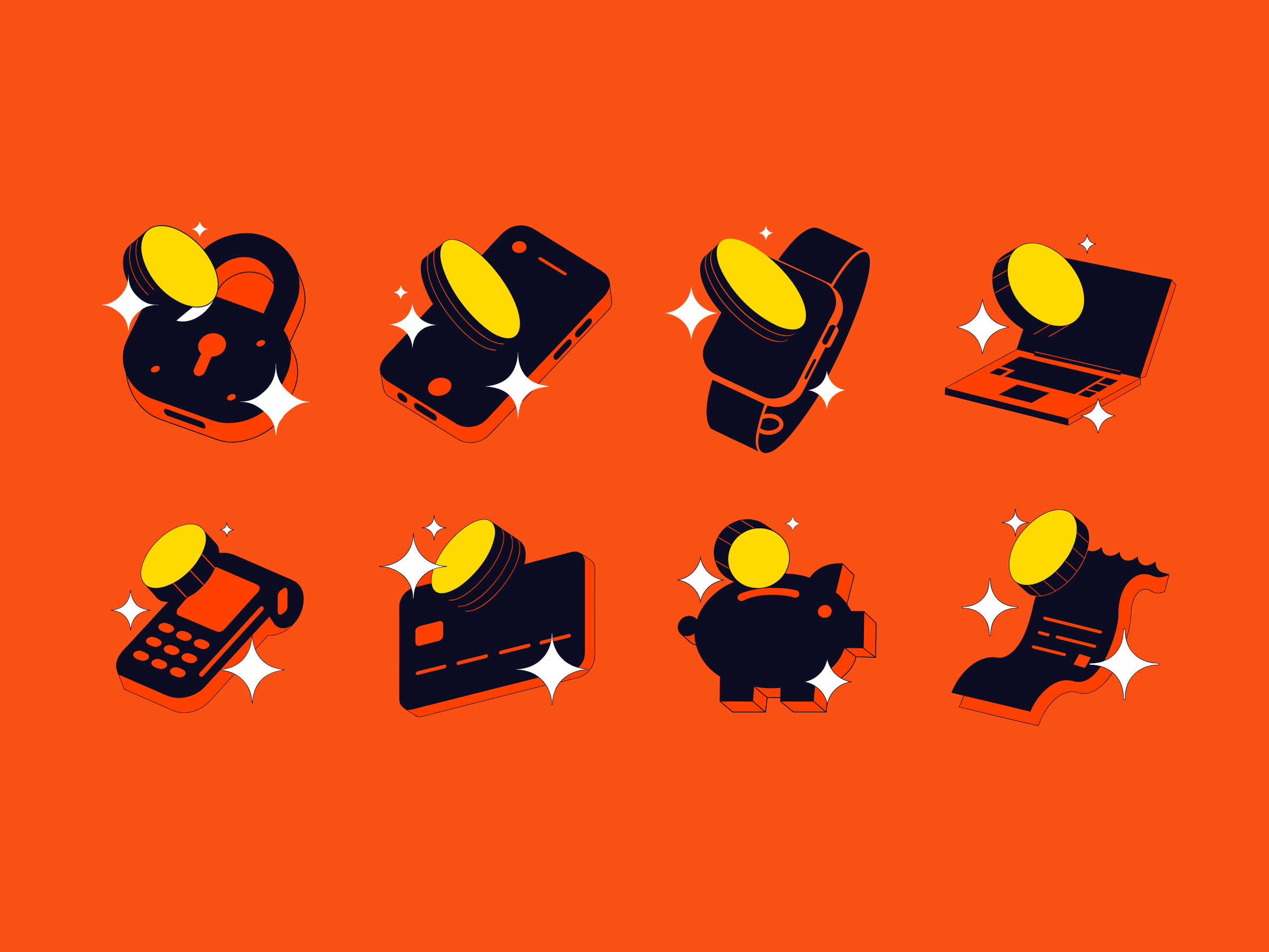 Finance Icon Vectors