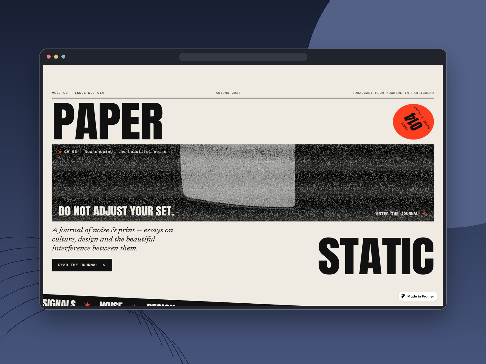 PAPER STATIC