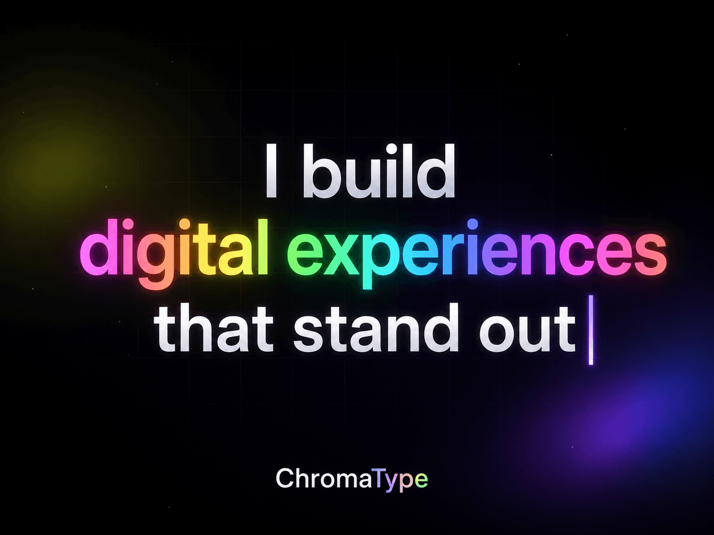 ChromaType Text