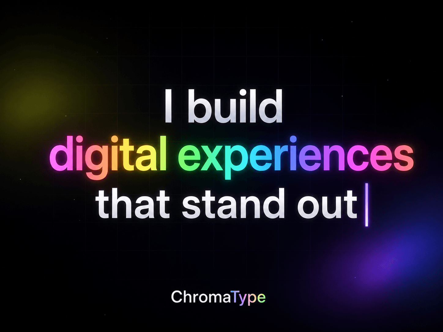 ChromaType Text
