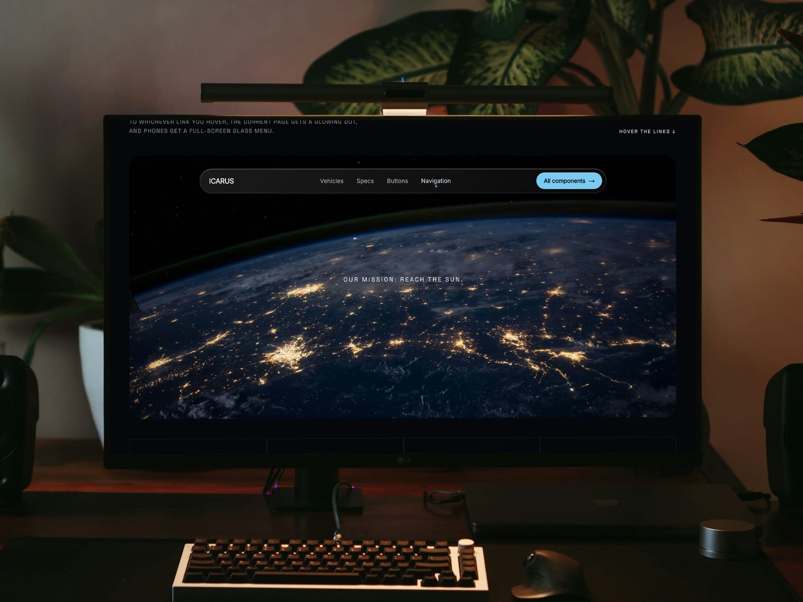 Kinetic Glass Nav
