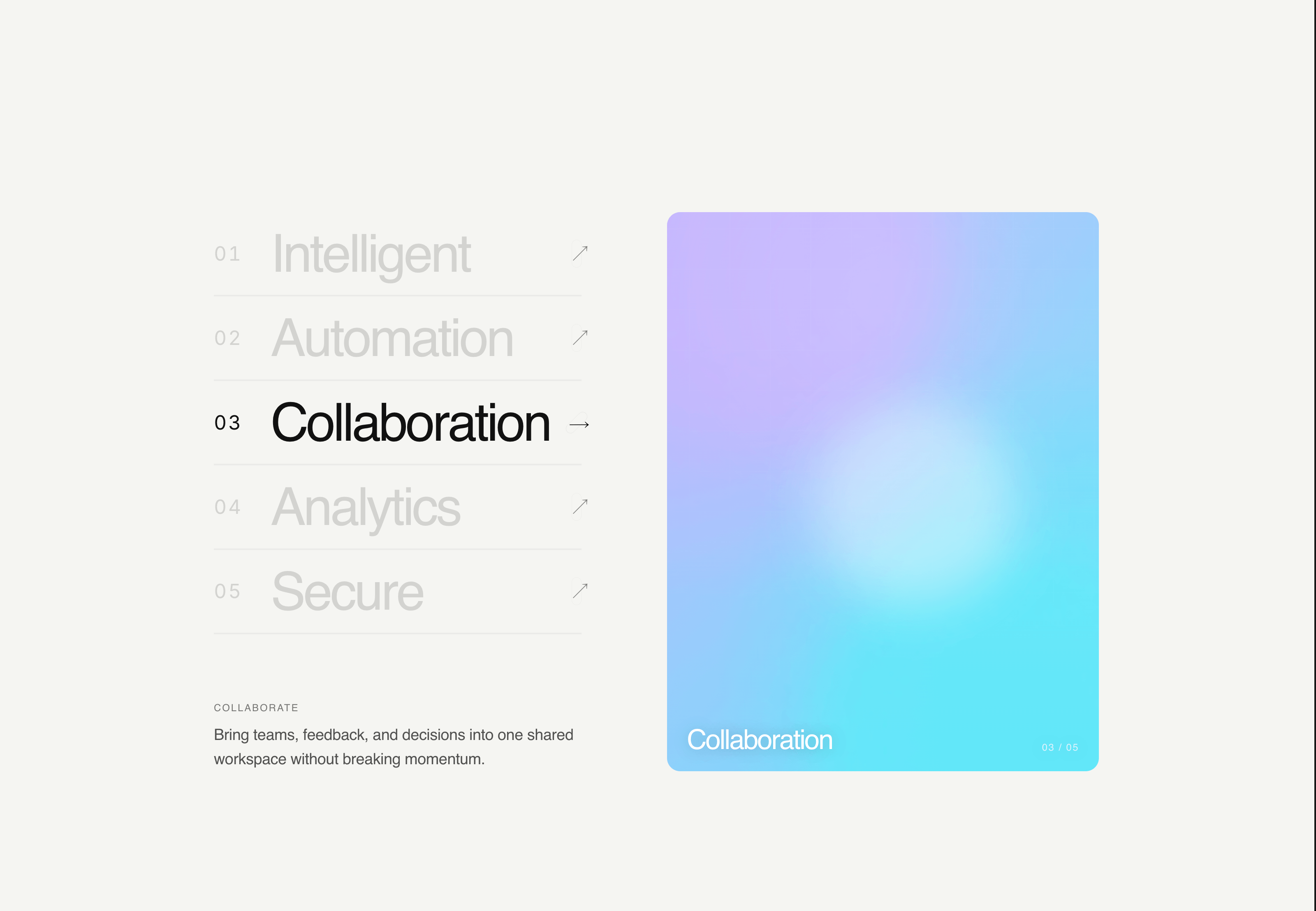 Feature Interactive