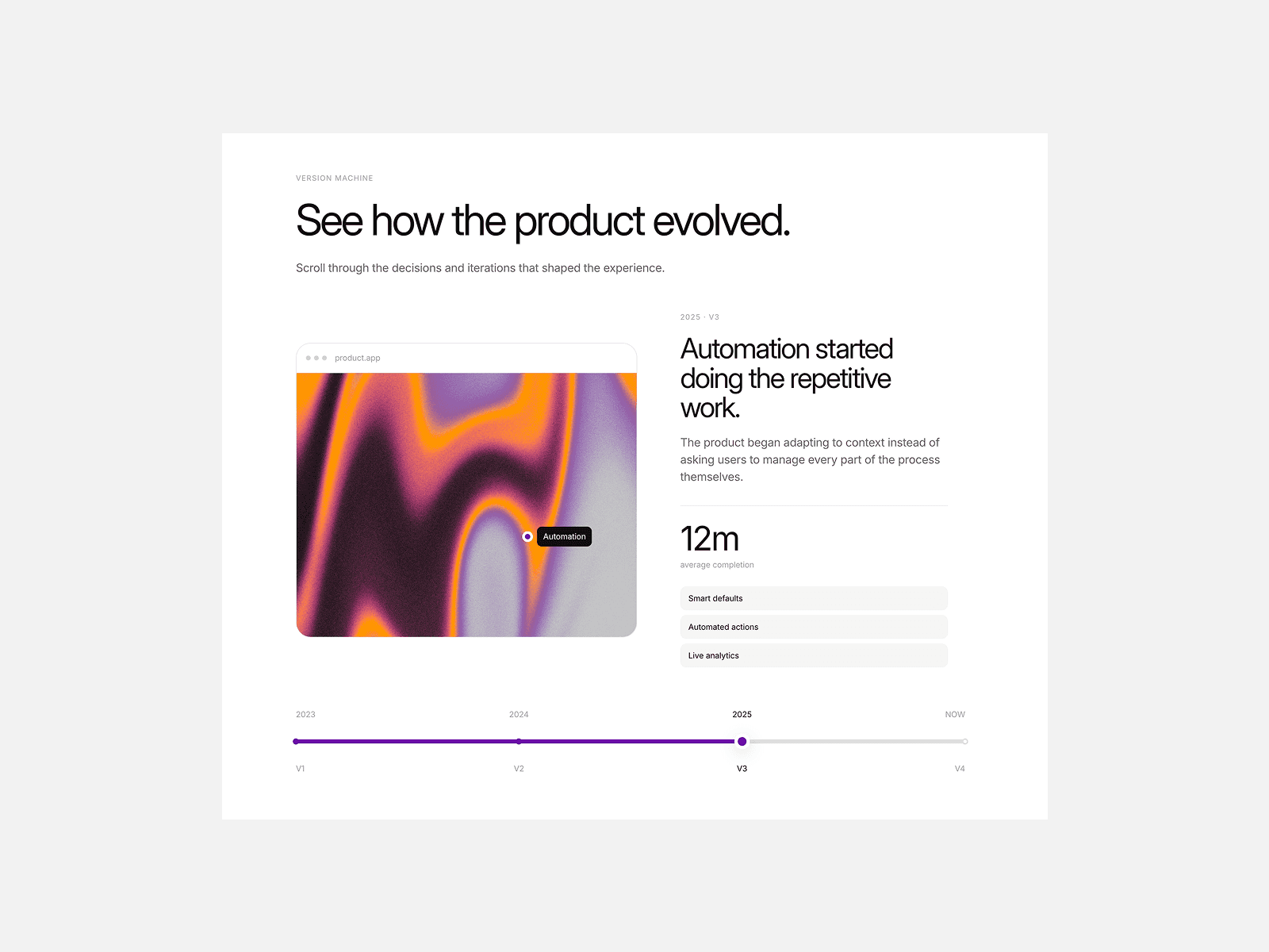 Product Evolution