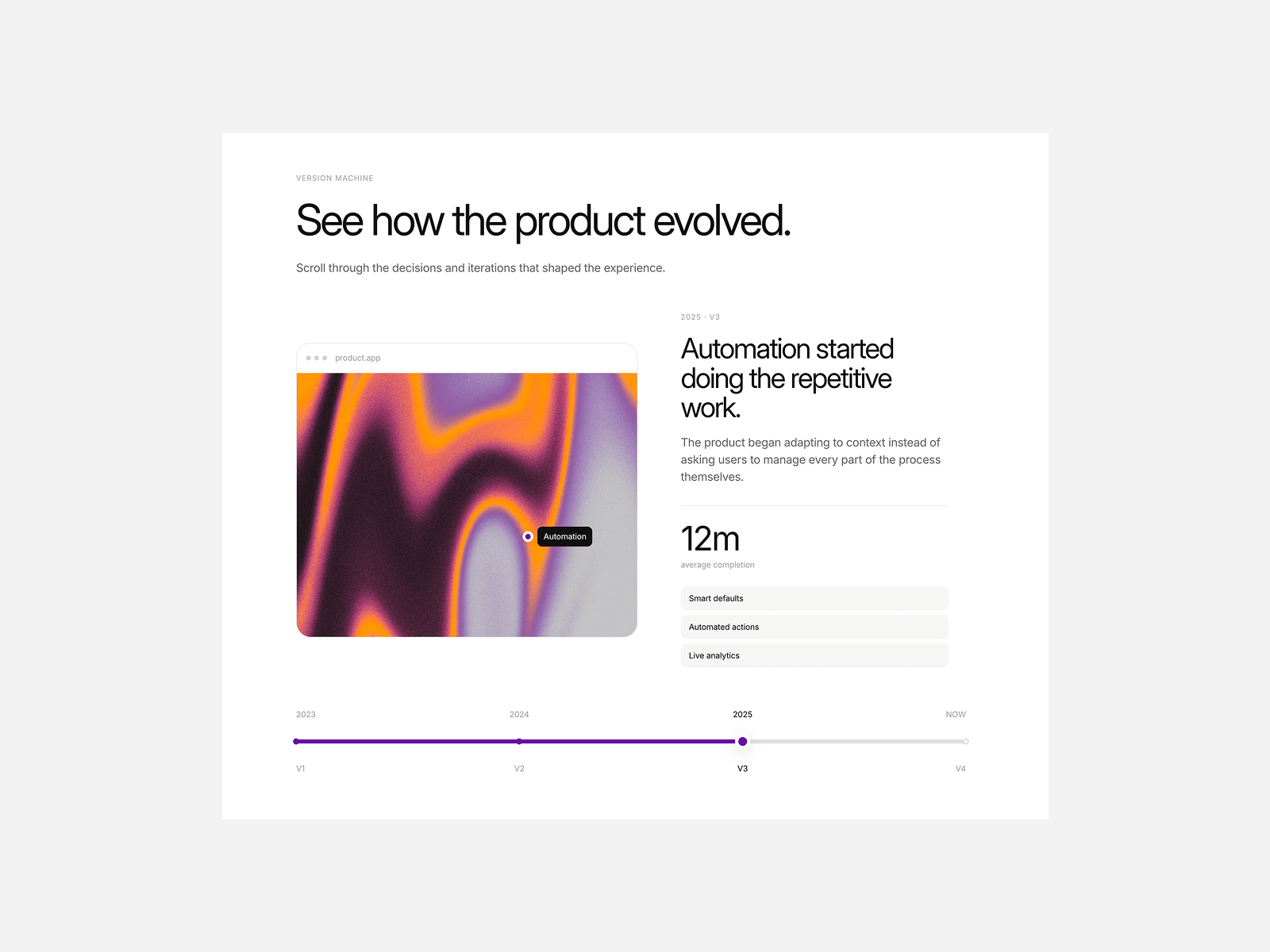 Product Evolution