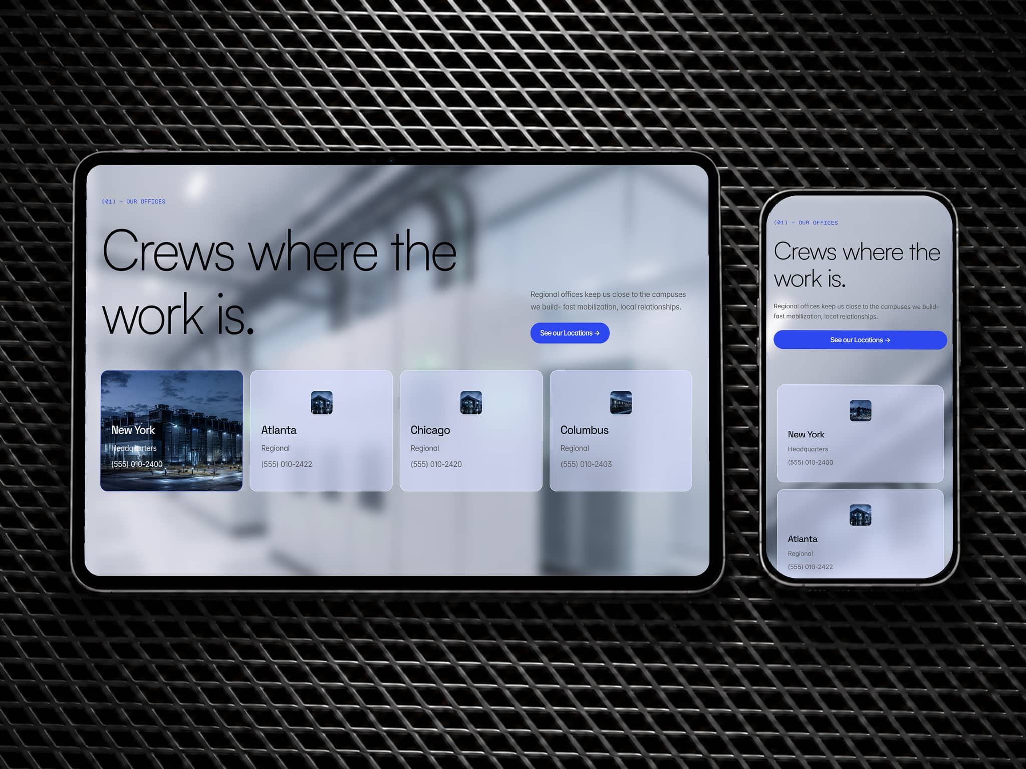 Hover Location Card