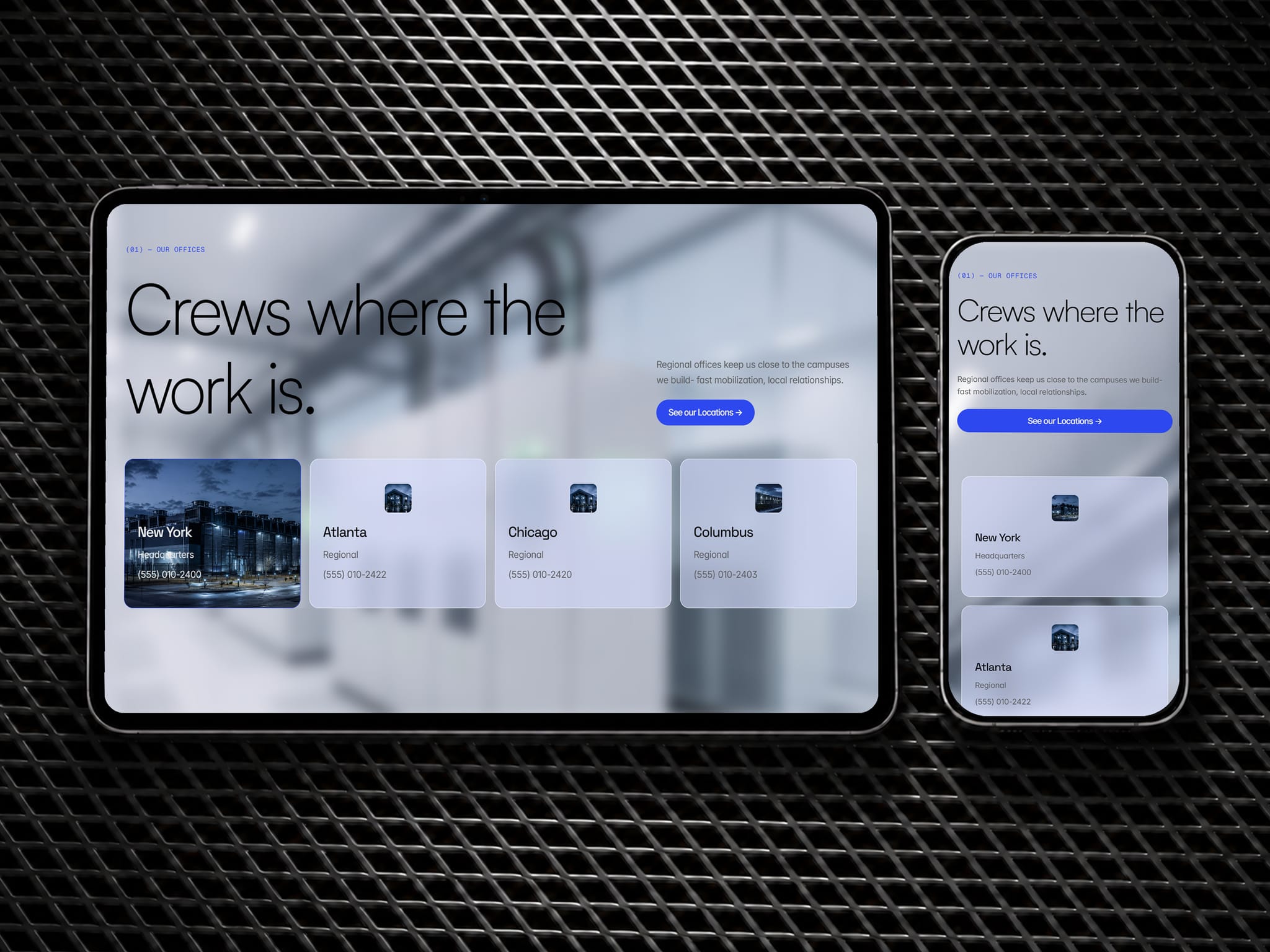 Hover Location Card
