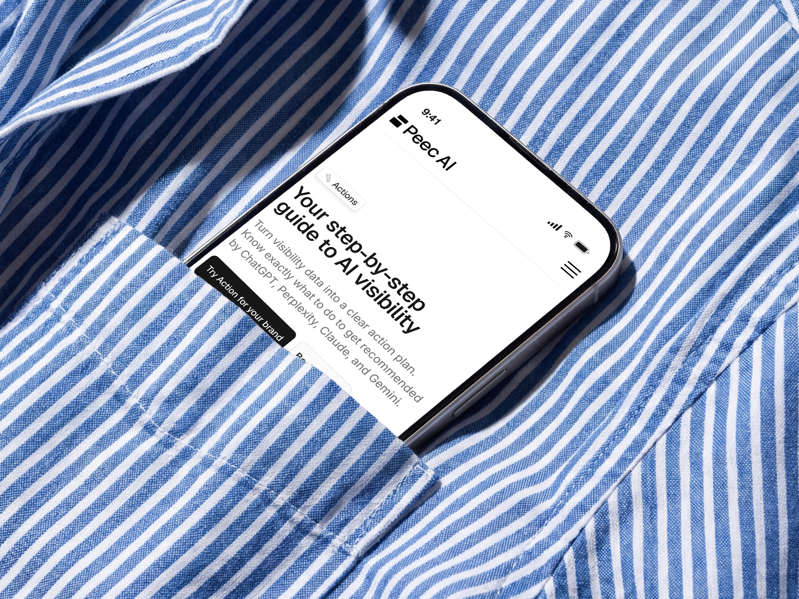 Peec.ai Actions Page