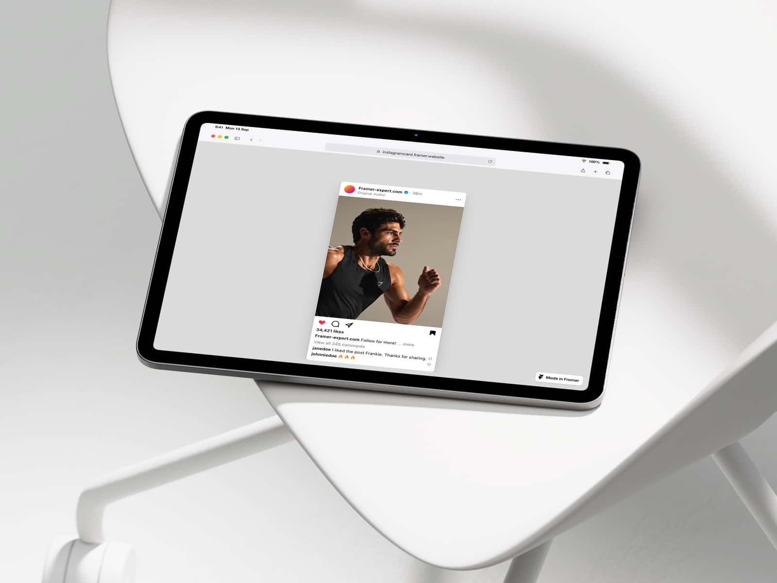 Instagram Video Card